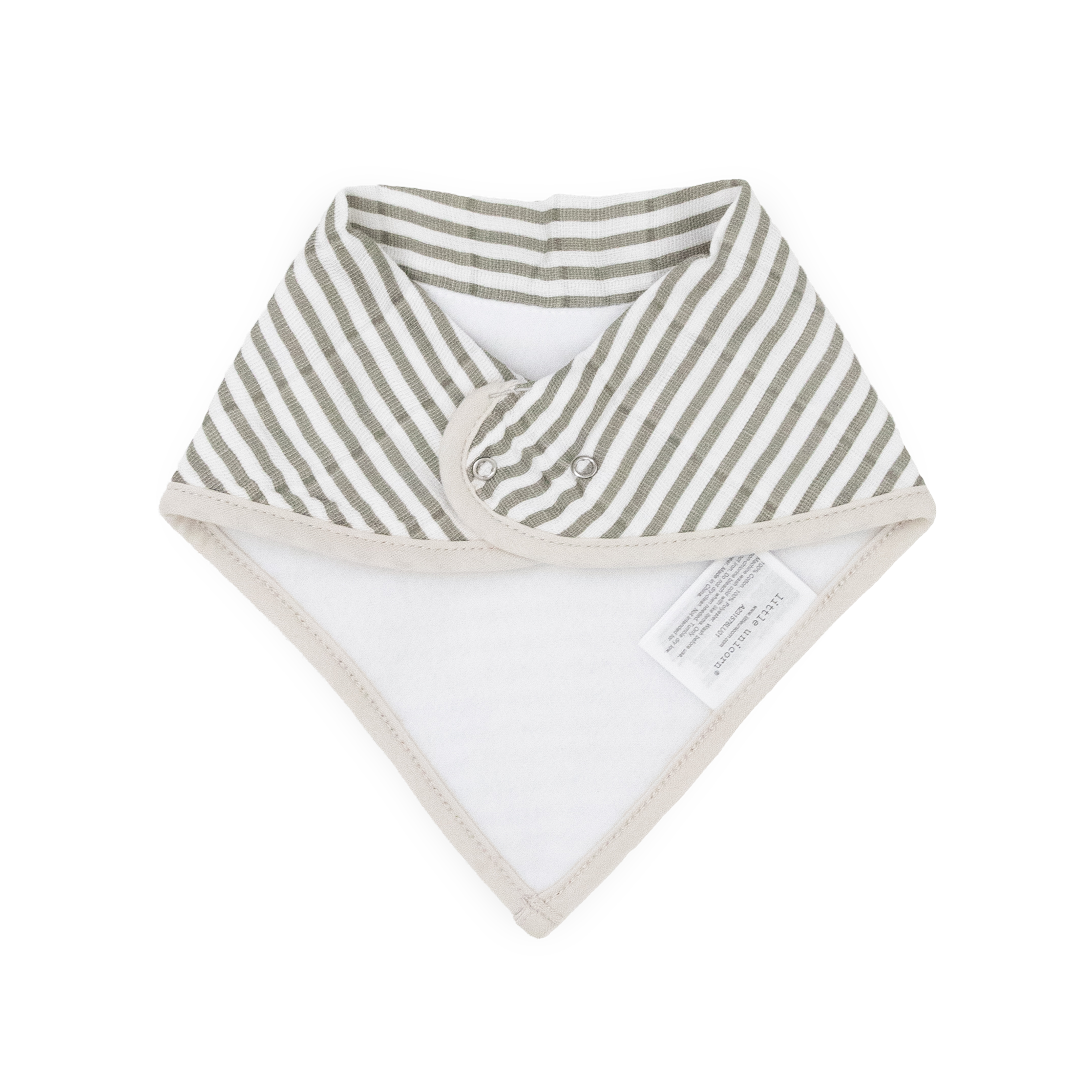 Cotton Muslin + Fleece Bandana Bib 4 Pack - Pressed Petals