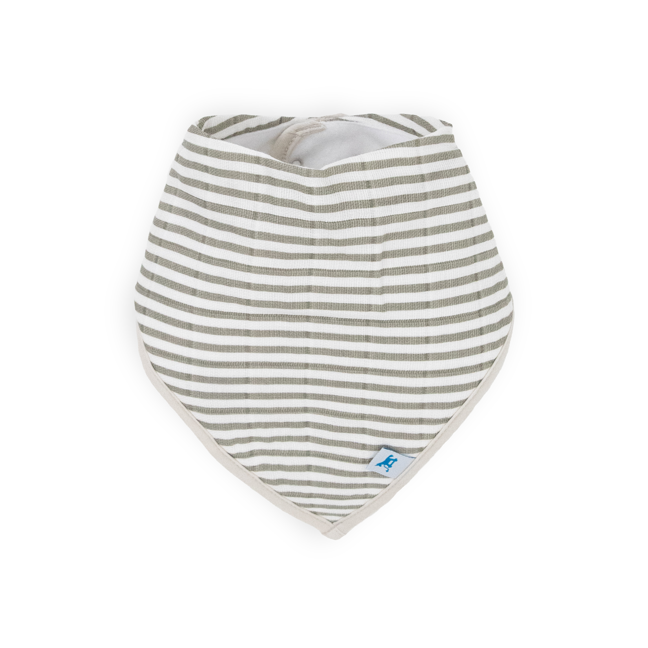 Cotton Muslin + Fleece Bandana Bib 4 Pack - Pressed Petals