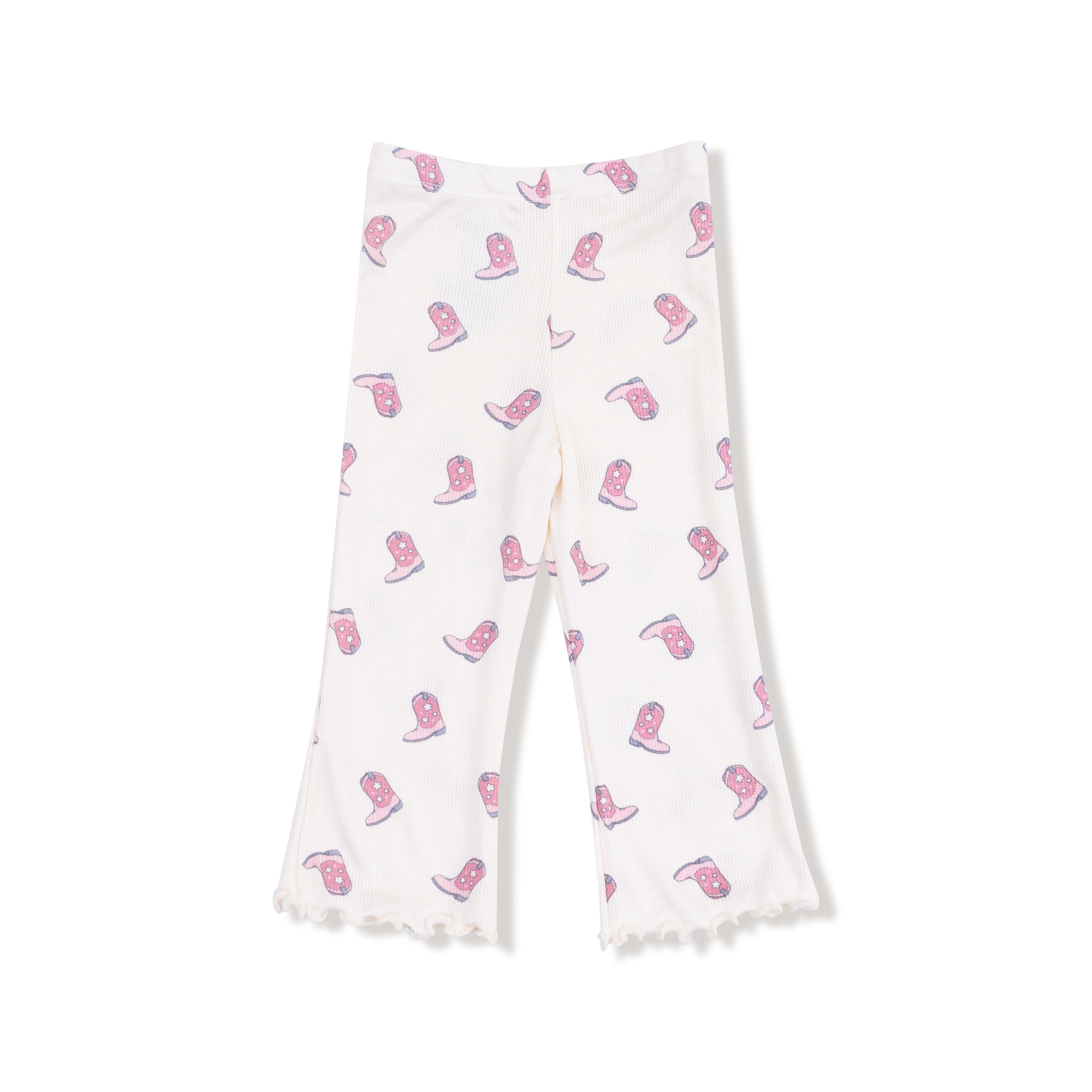 Ruffle Top And Flare Pant