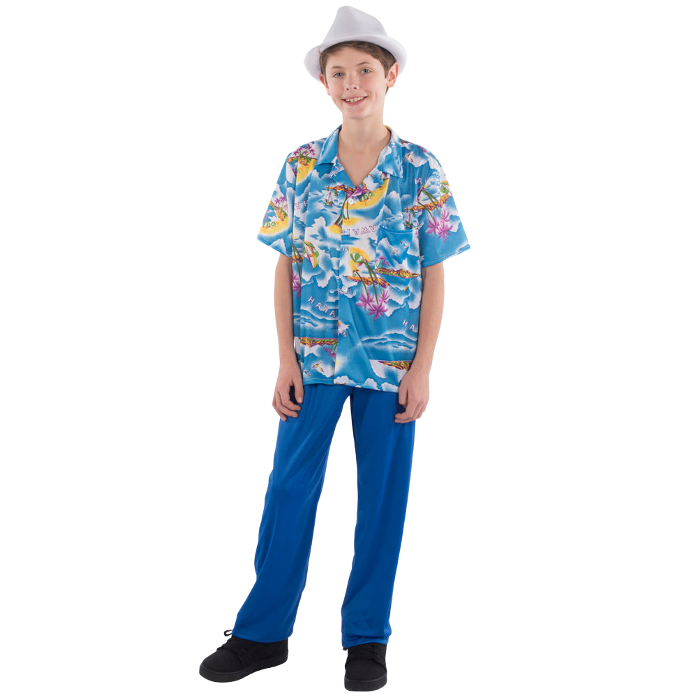 Hawaiian Shirt And Pants Set - Kids