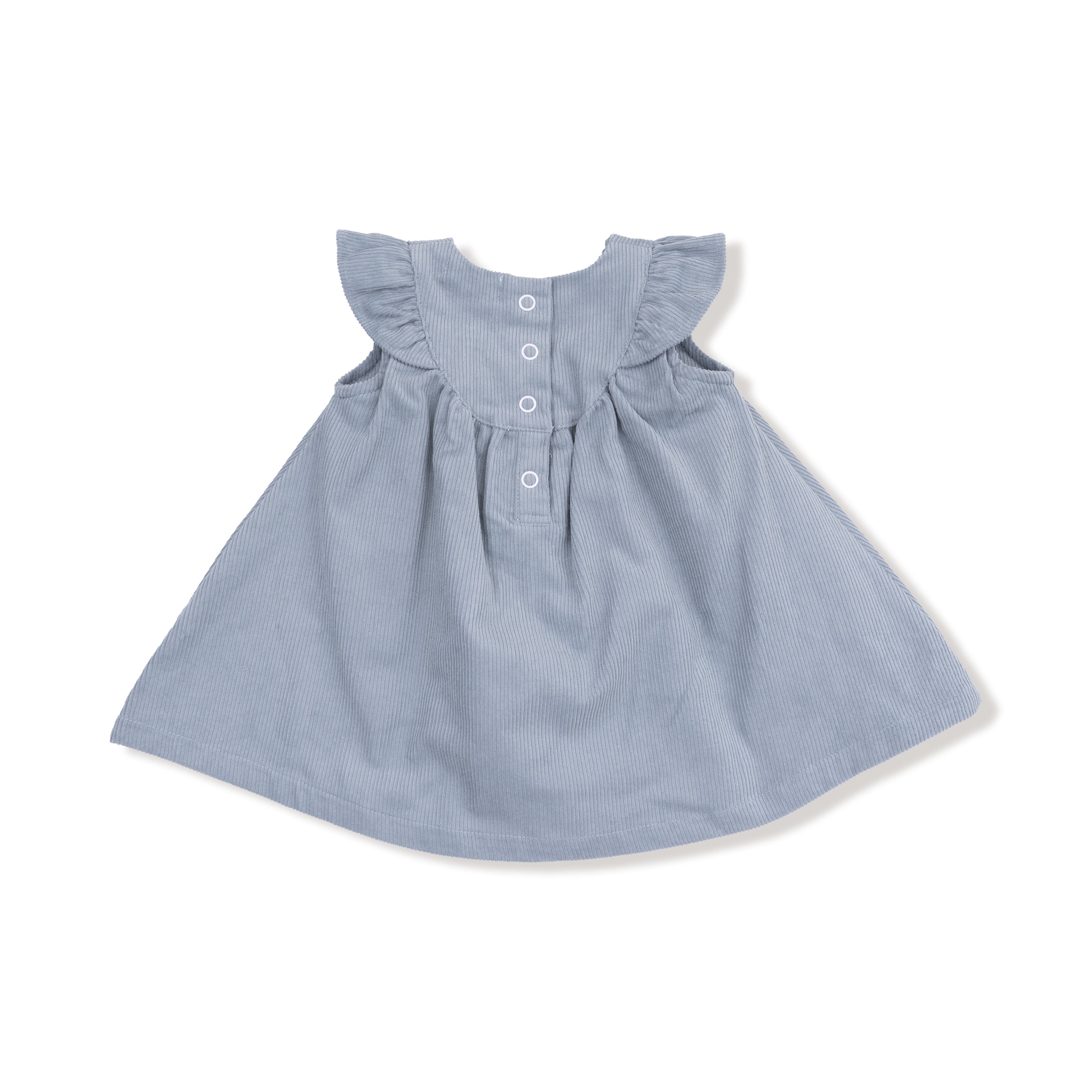 Scoop Yoke With Ruffle Dress + Bloomer