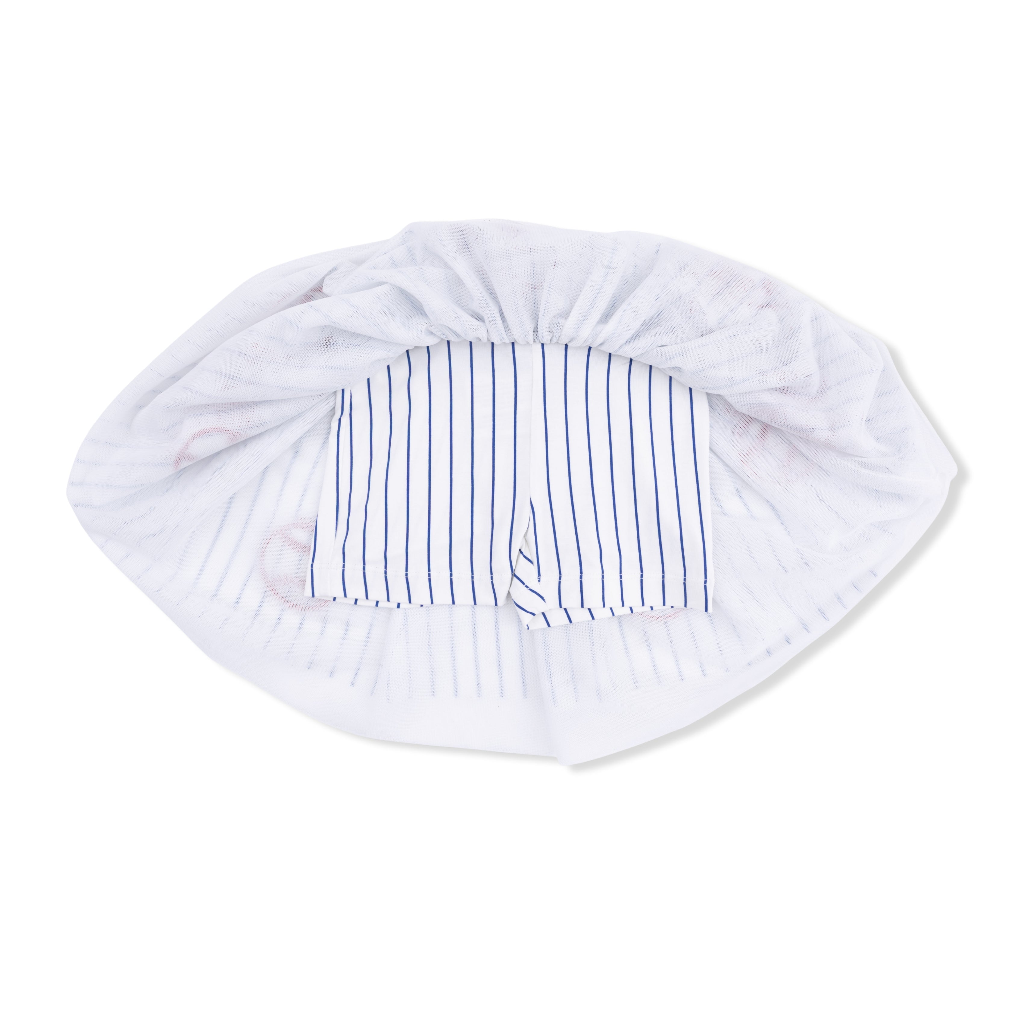 Baseball Stripe - Tutu Skirt With Bike Shorts