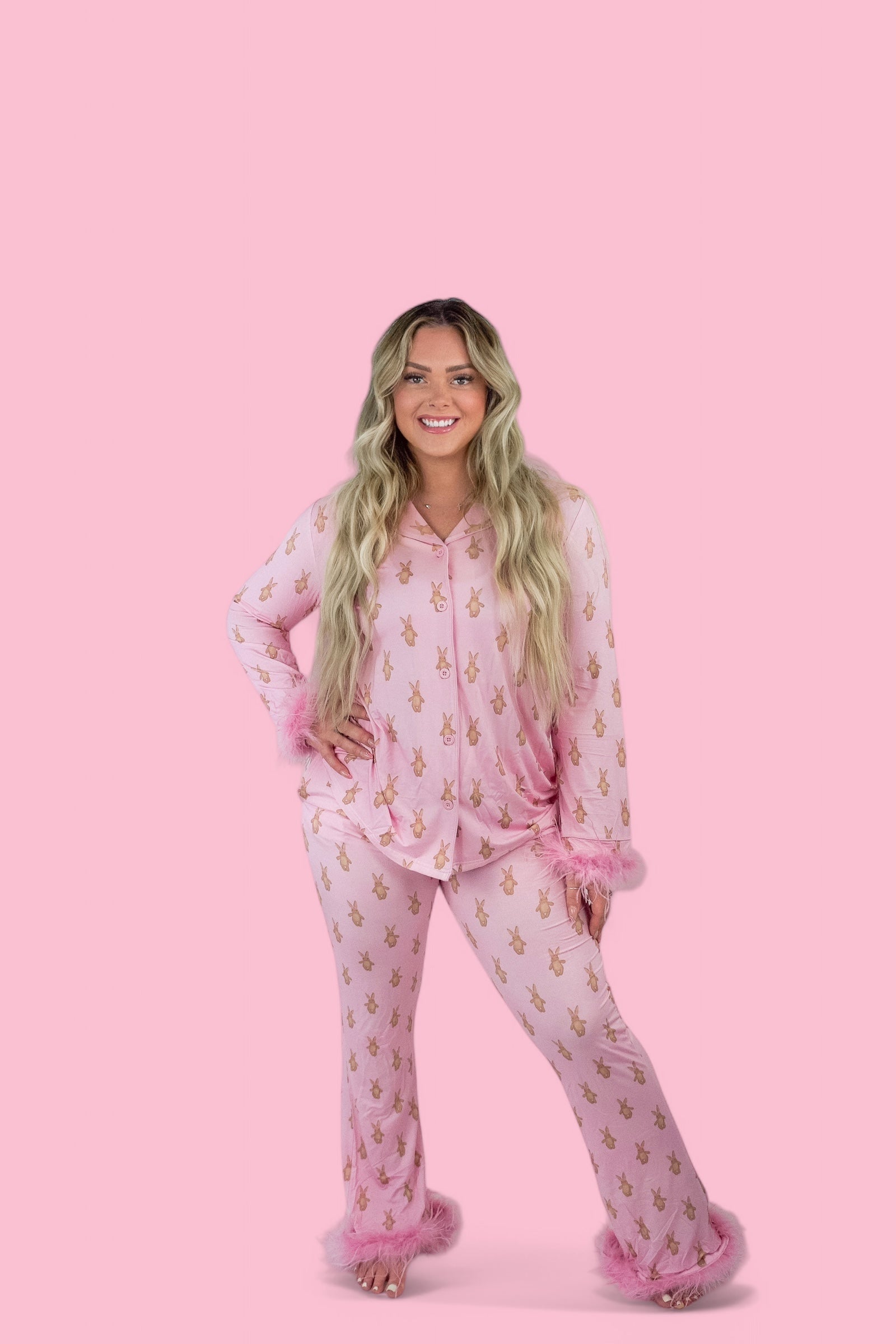 Blushin' Bunnies Women's Feather Dream Set