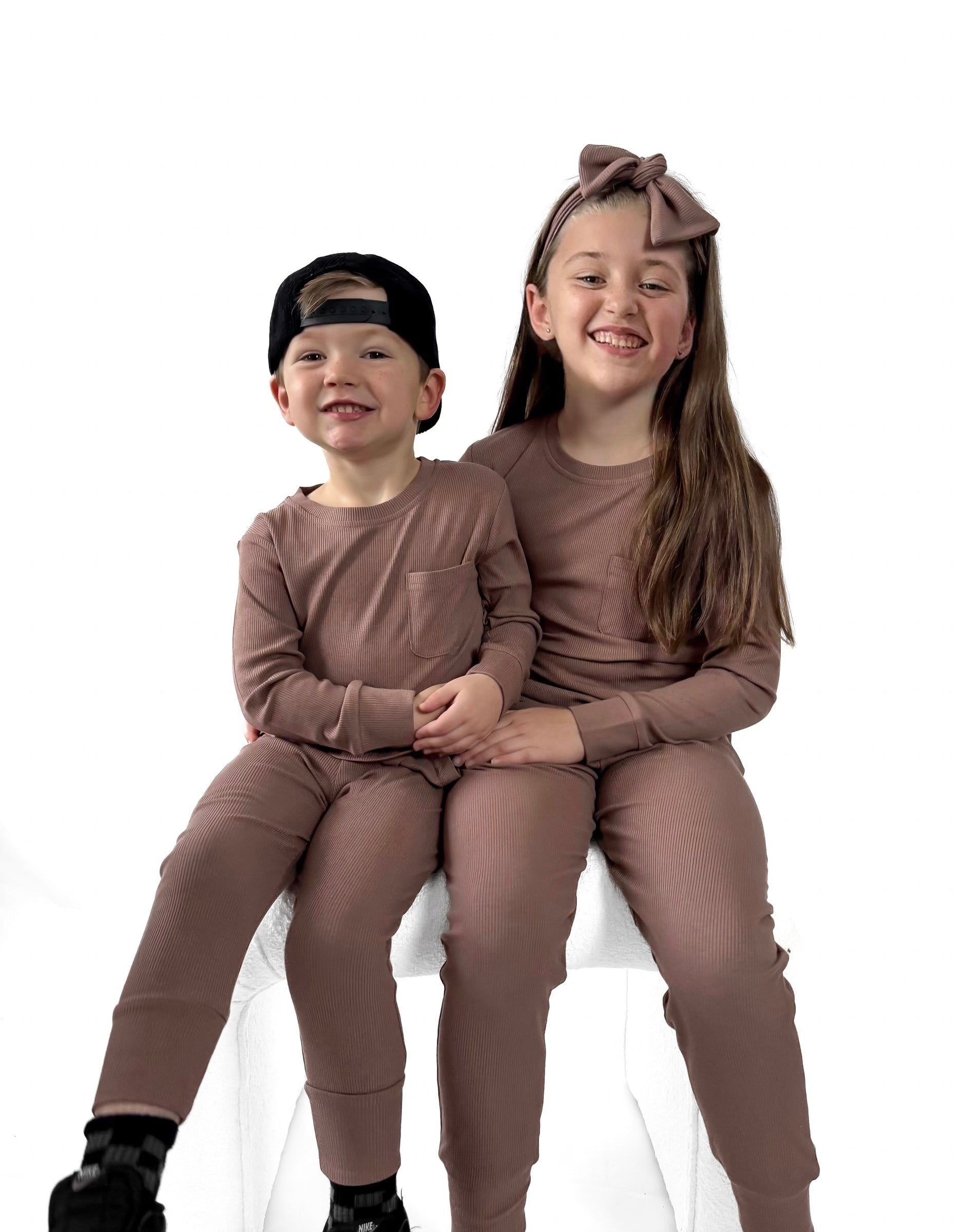 Bamboo Ribbed Long Sleeve - Mocha