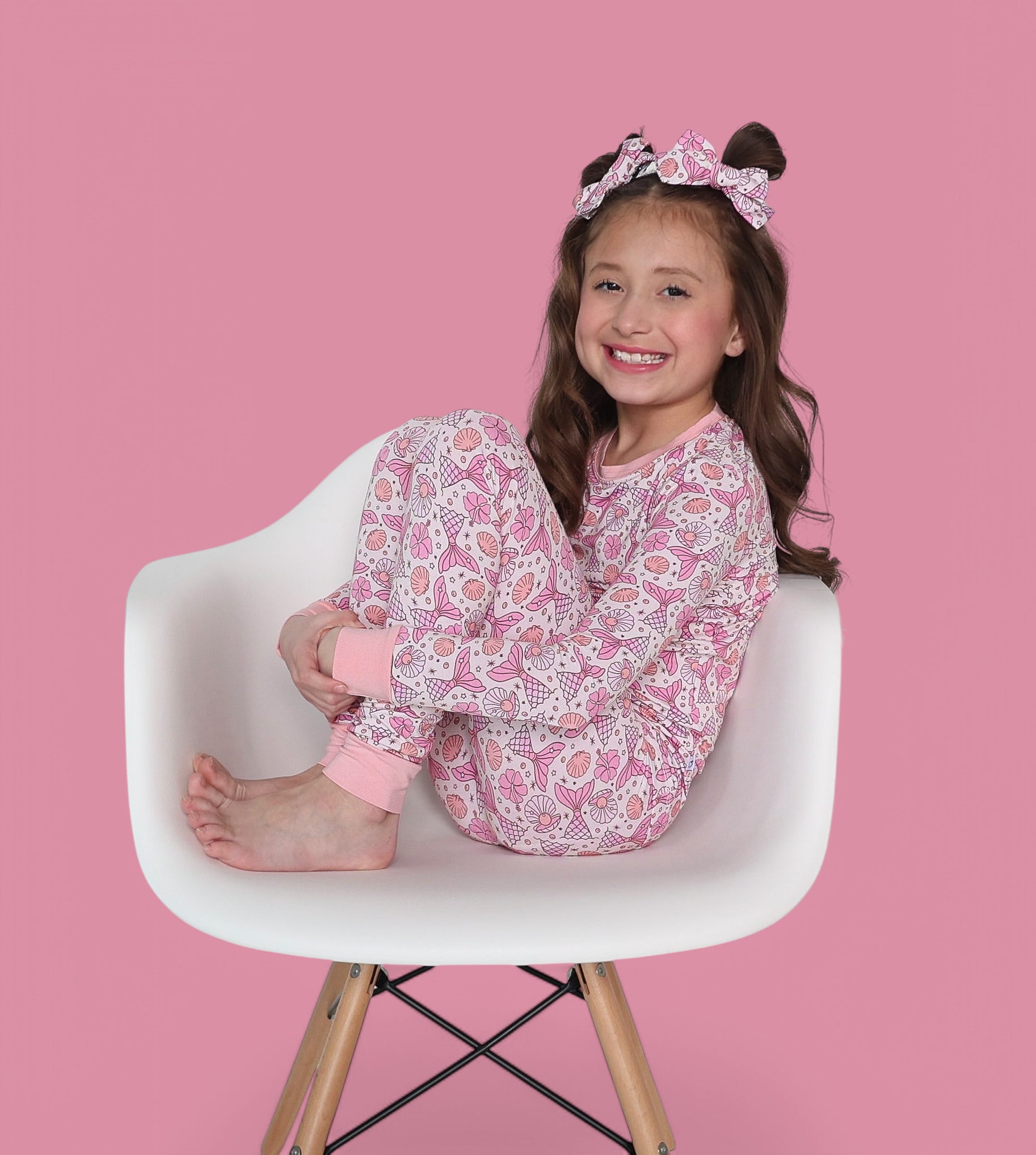 Magical Mermaid Dream Bow Hair Clips