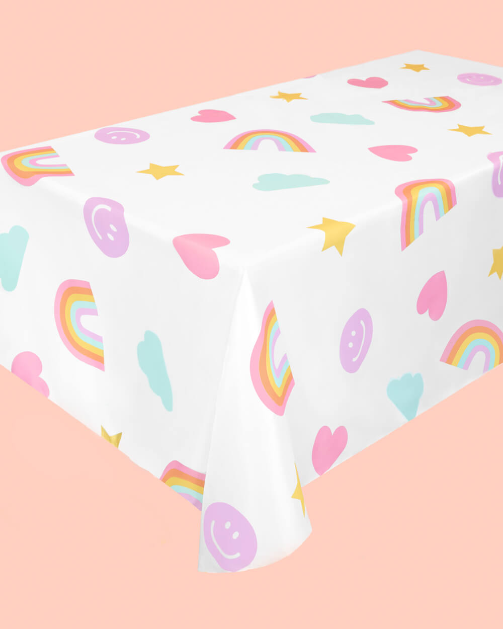 Rainbow Tablecloth - Washable Table Cover