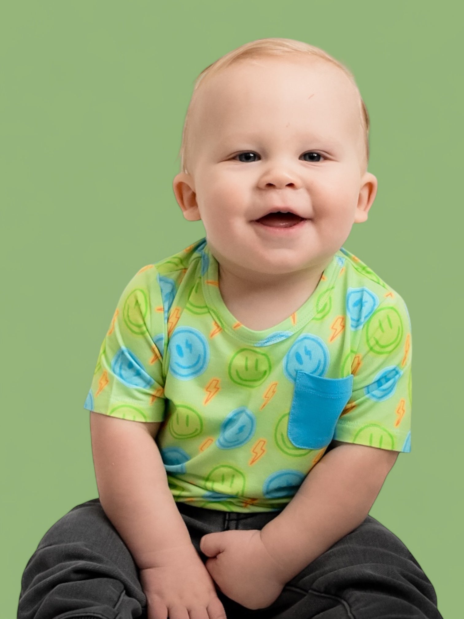 Neon Smiles Dream Pocket Tee