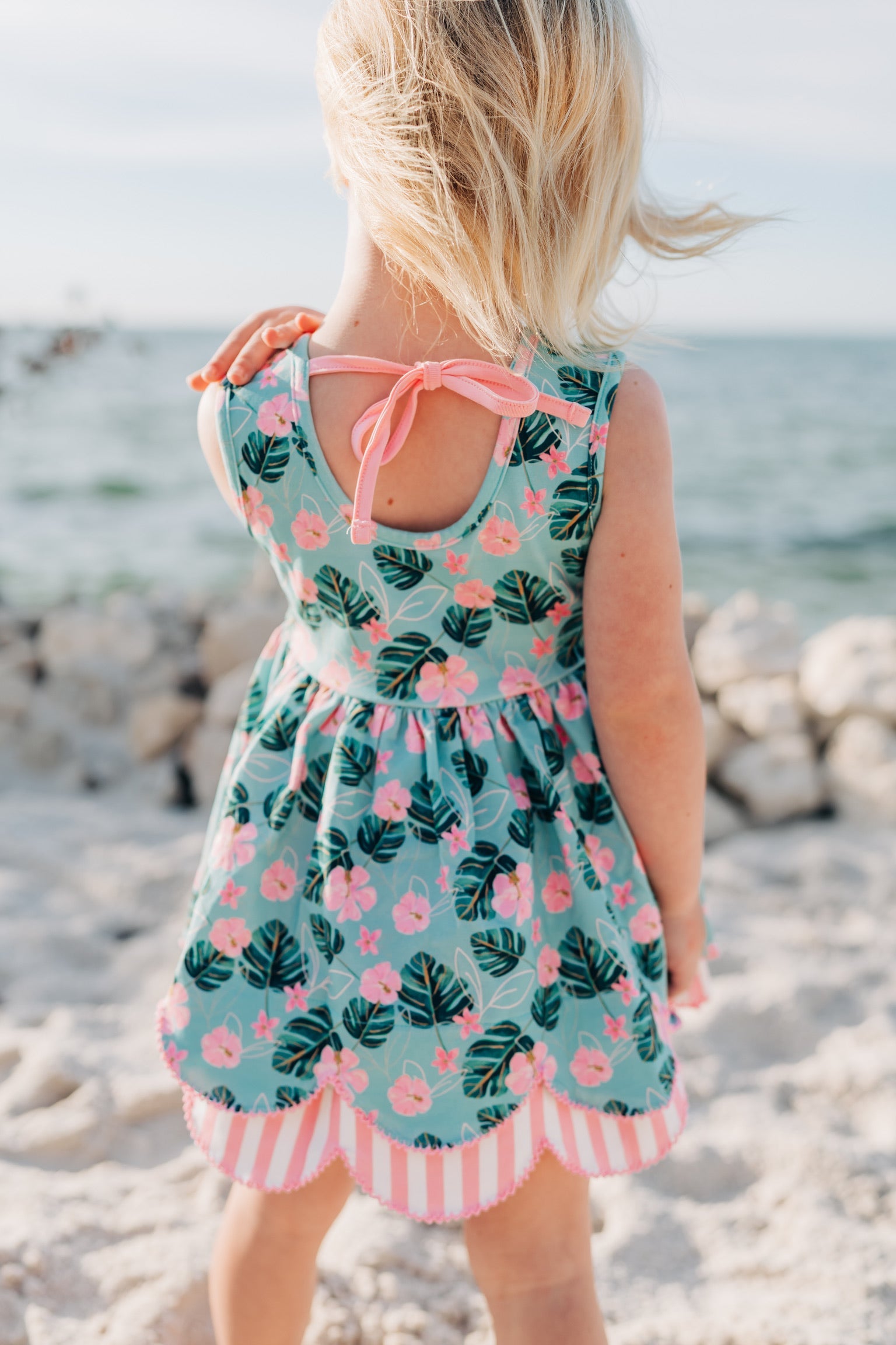 Hawaiian Scallop Tunic Set