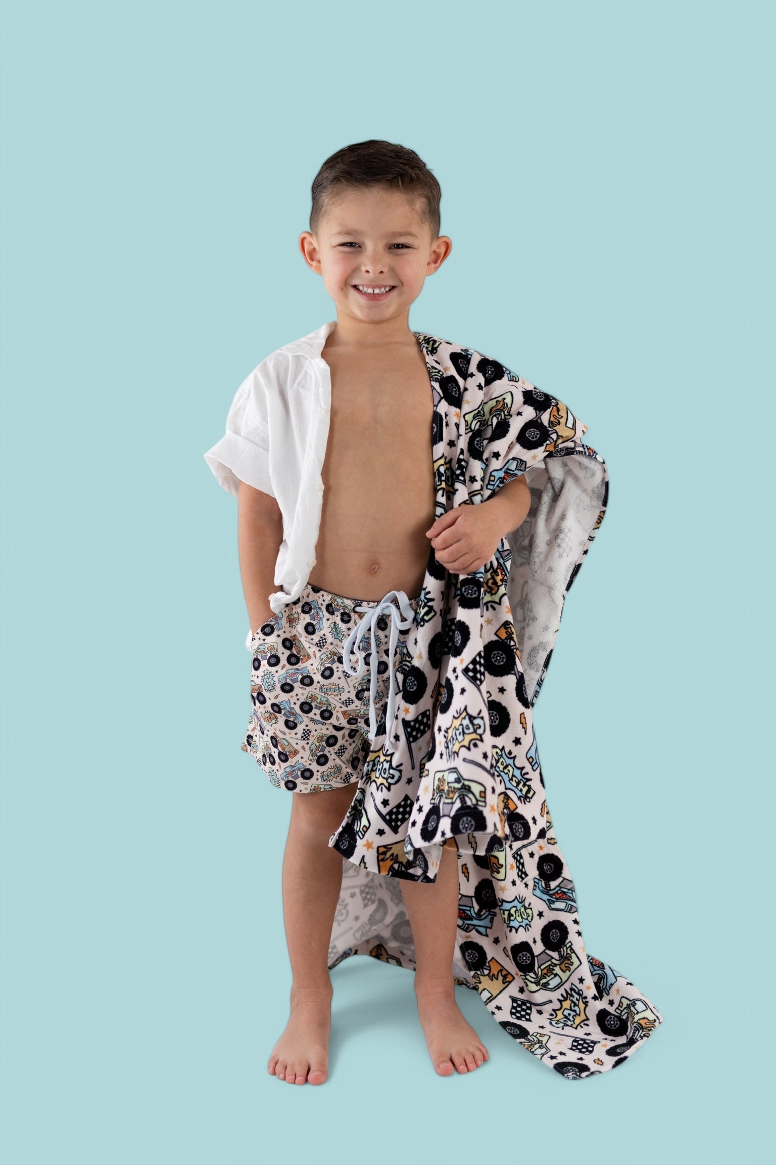 Crash Hard Boy's Dream Swim Trunks