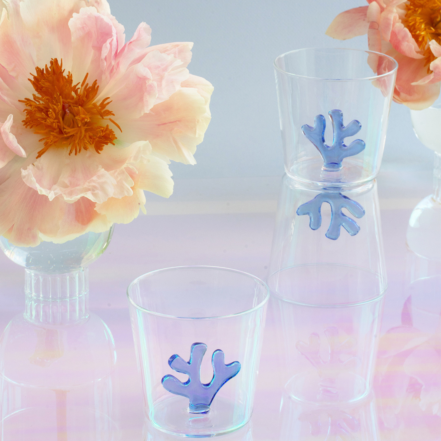 Whimsical Water Tumbler Glasses
