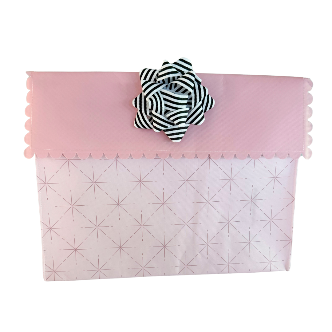 Everbow: Black (reusable Gift Wrap Bags – Sustainable, Foldable, Eco-friendly)