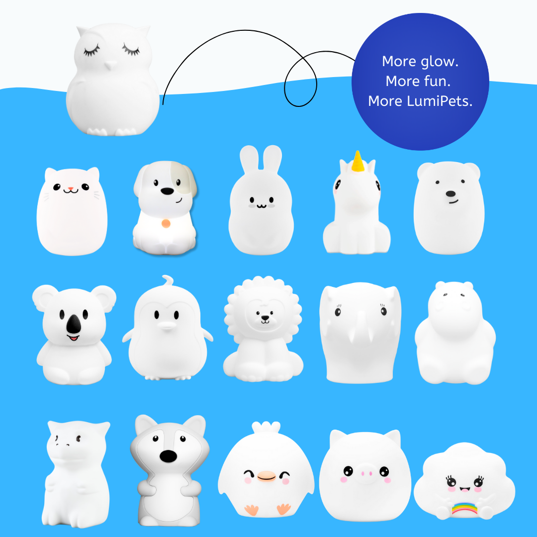 Lumipets® Opal The Owl- Children's Touch Night Light