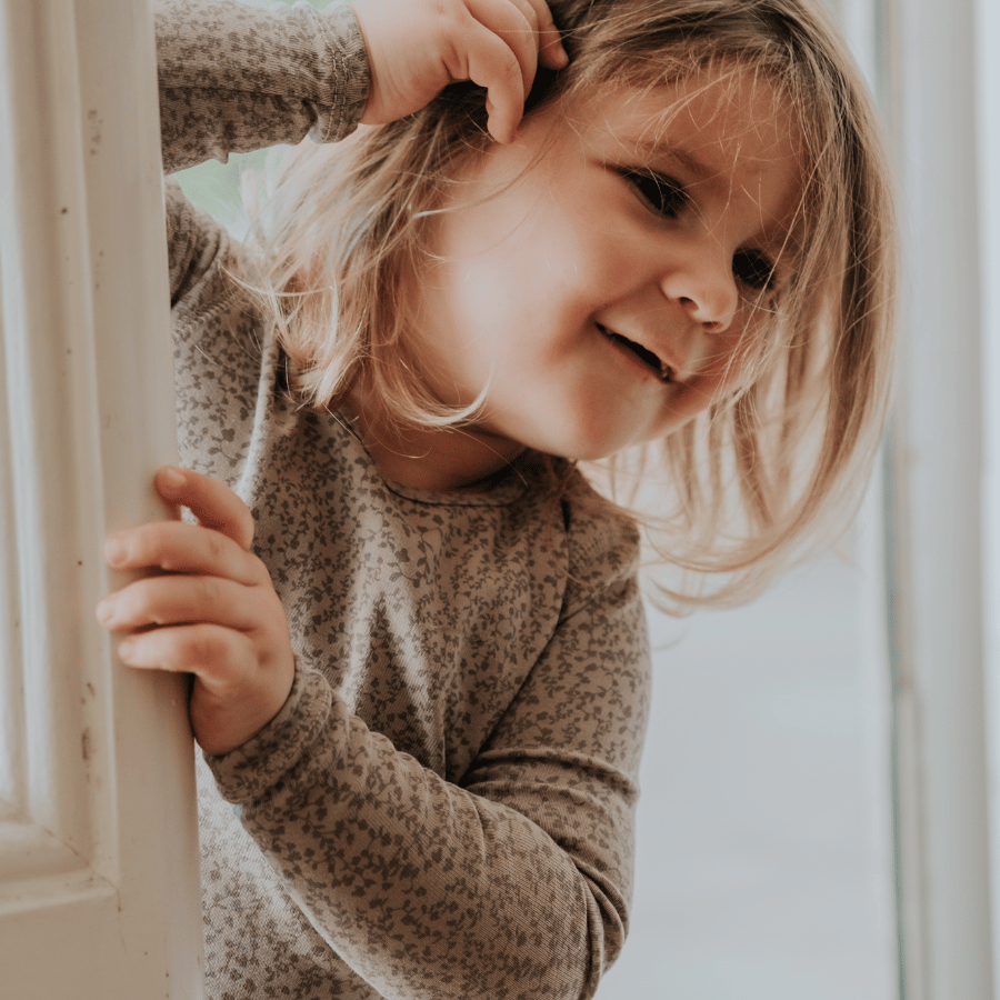 The Printed Long Sleeve Tee - Vine