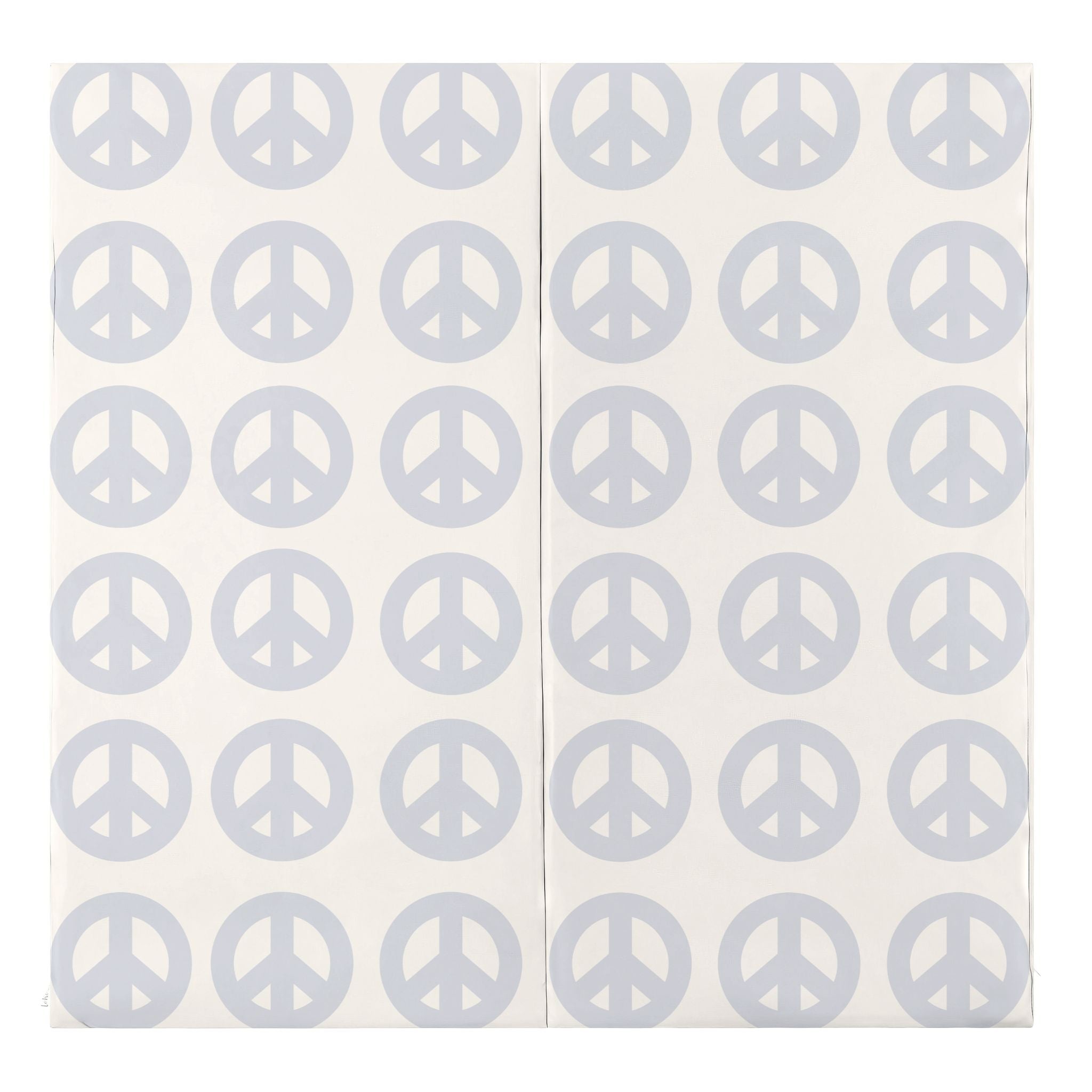 Peace Sign Vegan Leather Mat