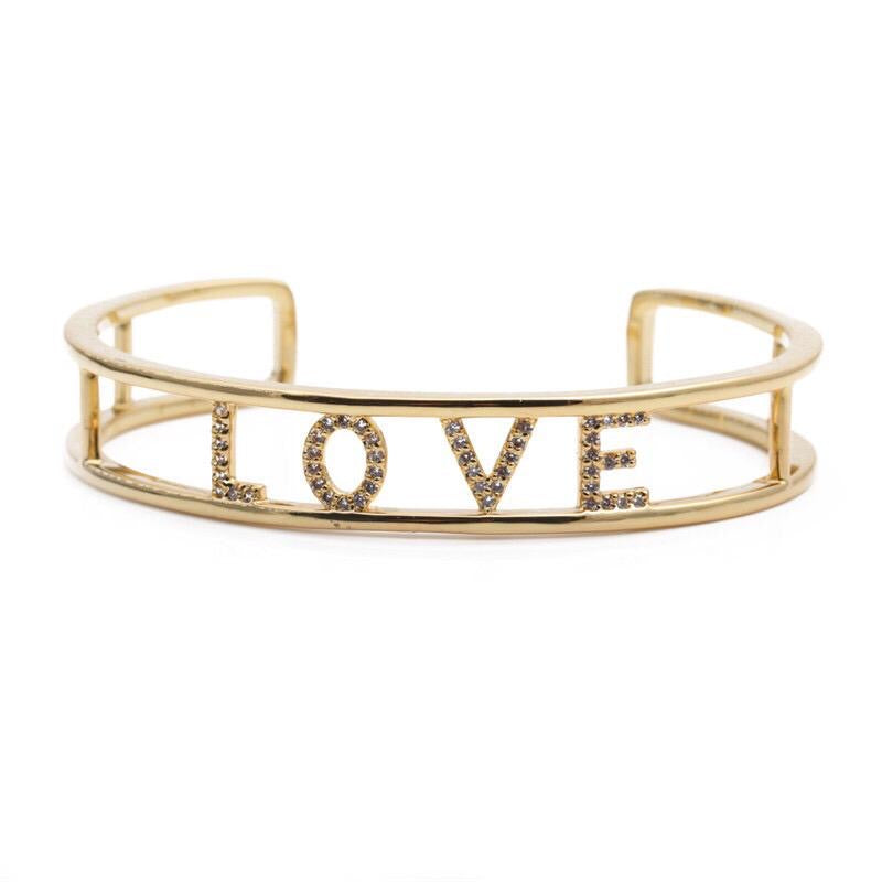 Dazzling Love Bangle