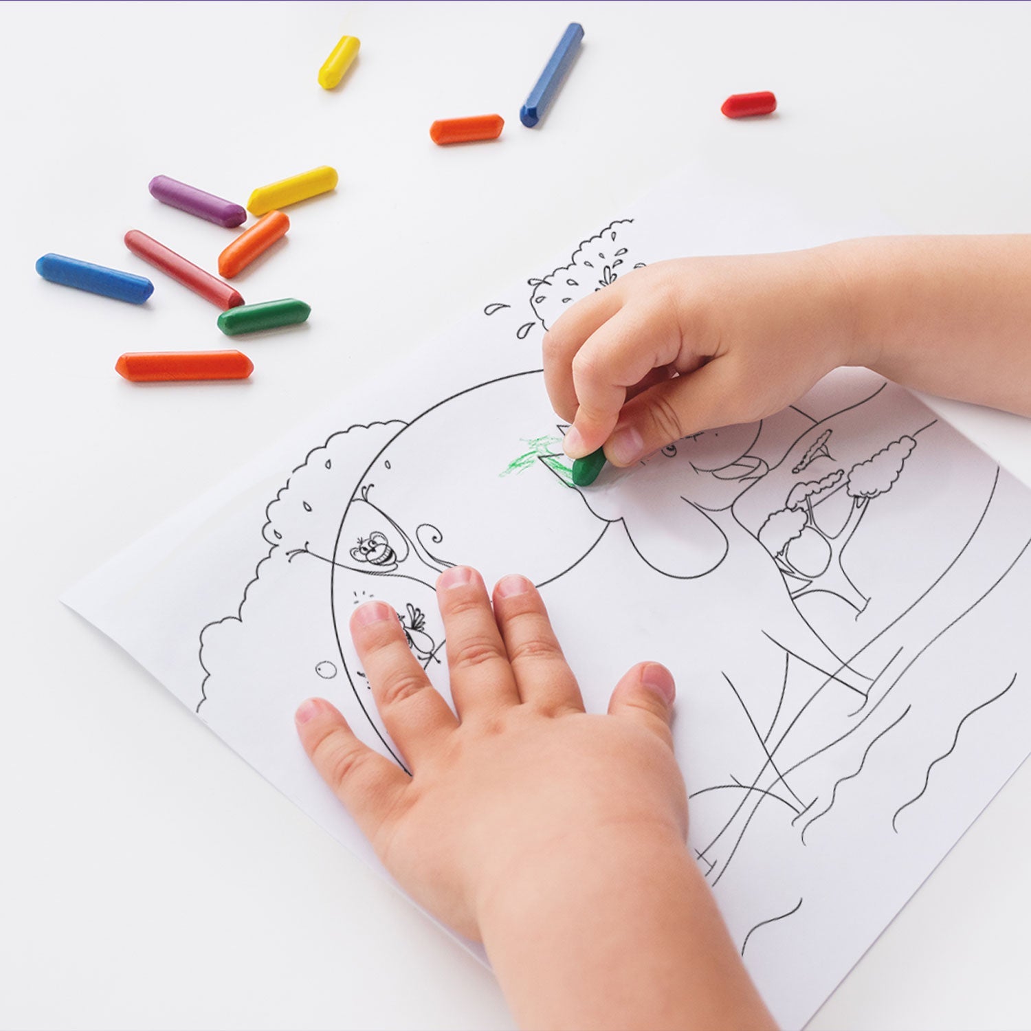 Printable Coloring Pages - The Forgetful Elephant