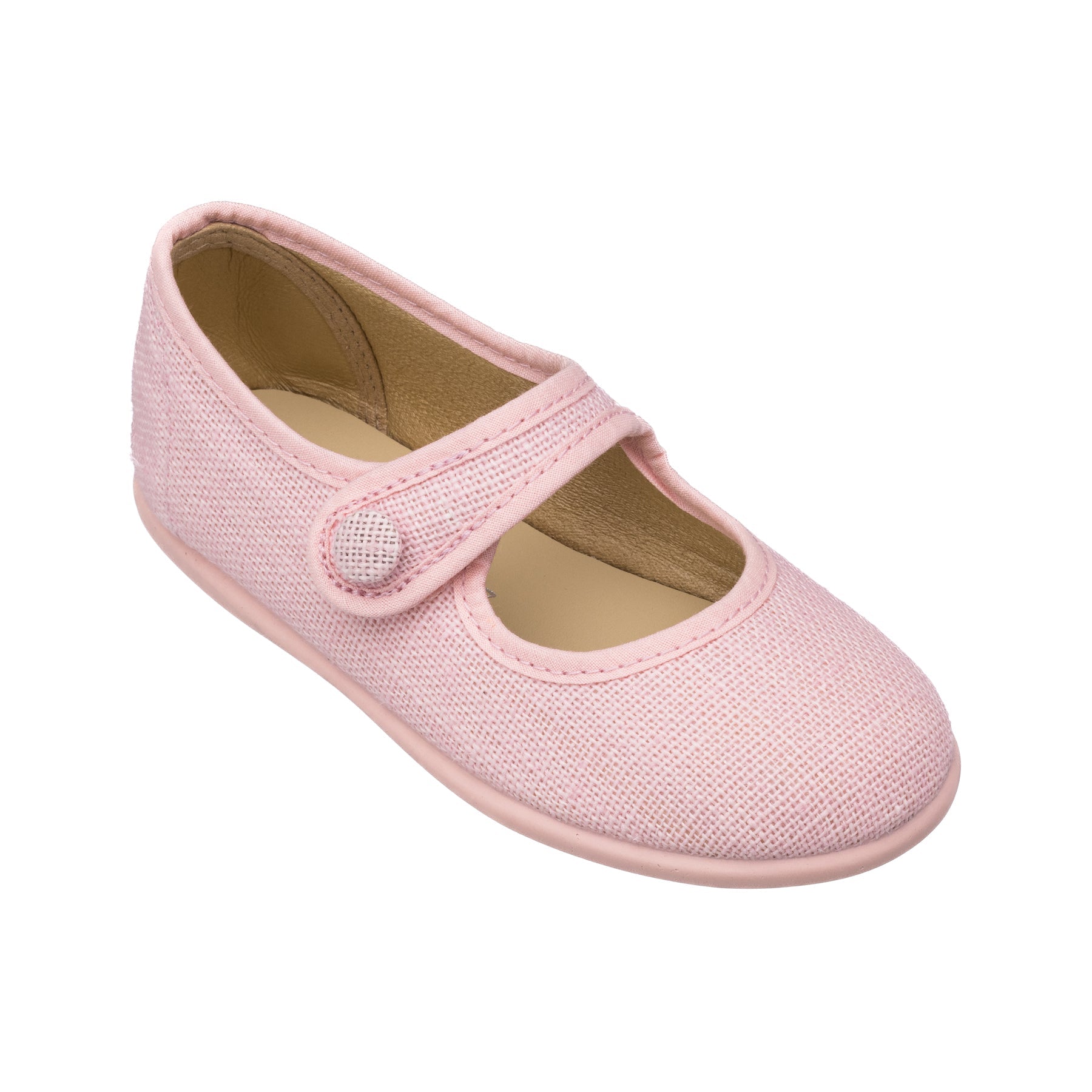 Linen Mary Jane Pink