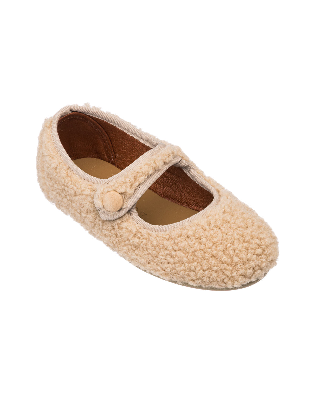 Shearling Mary Jane Beige