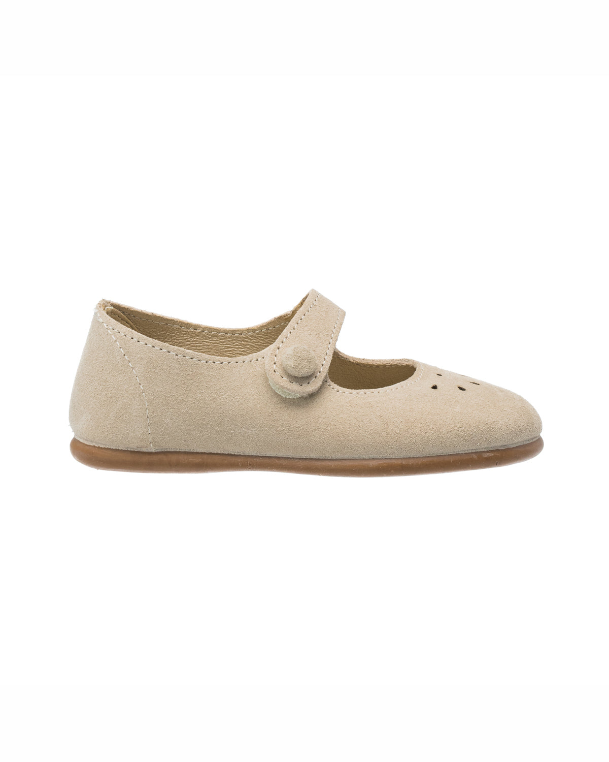 Andi Mary Jane Suede Beige