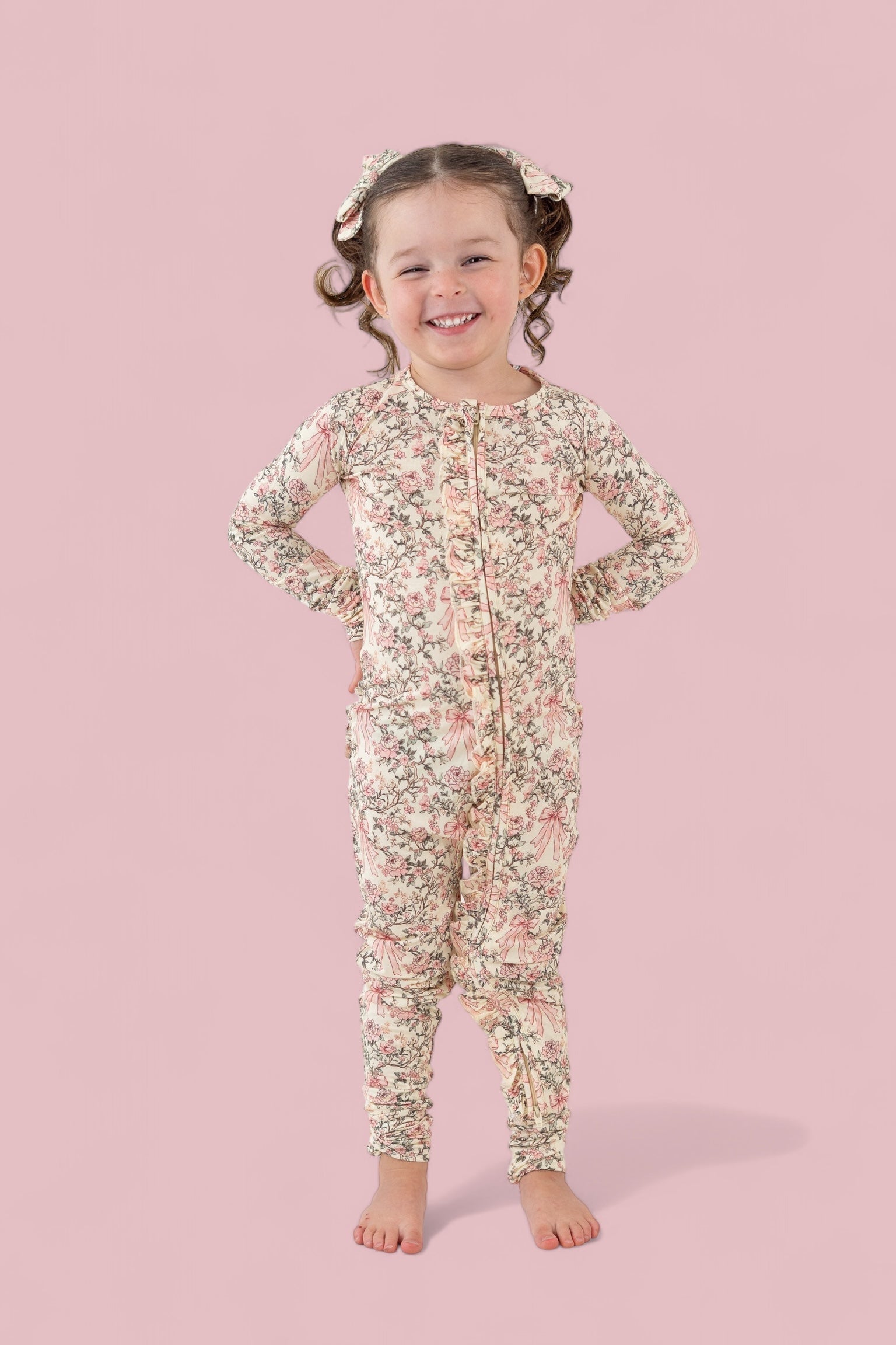 Victorian Bloom Dream Ruffle Romper