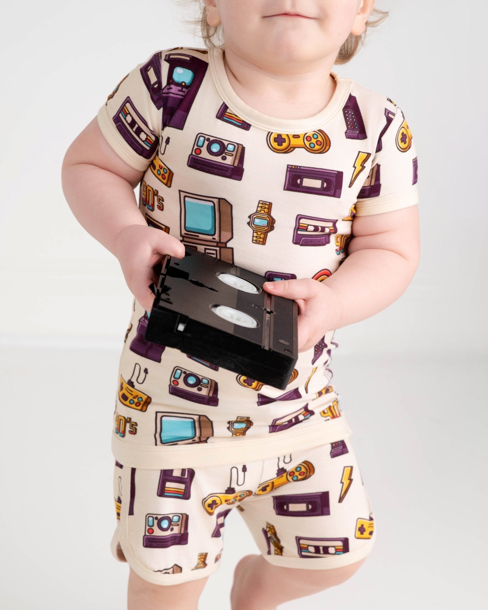 90's Retro Short Pajama Set