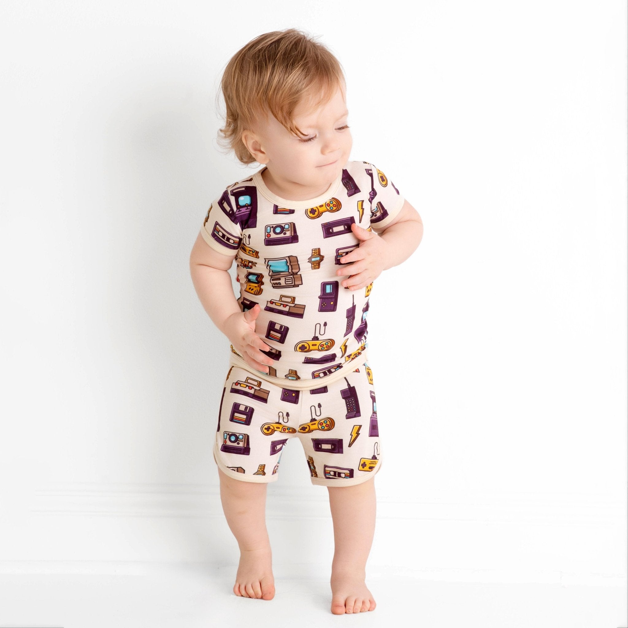 90's Retro Short Pajama Set