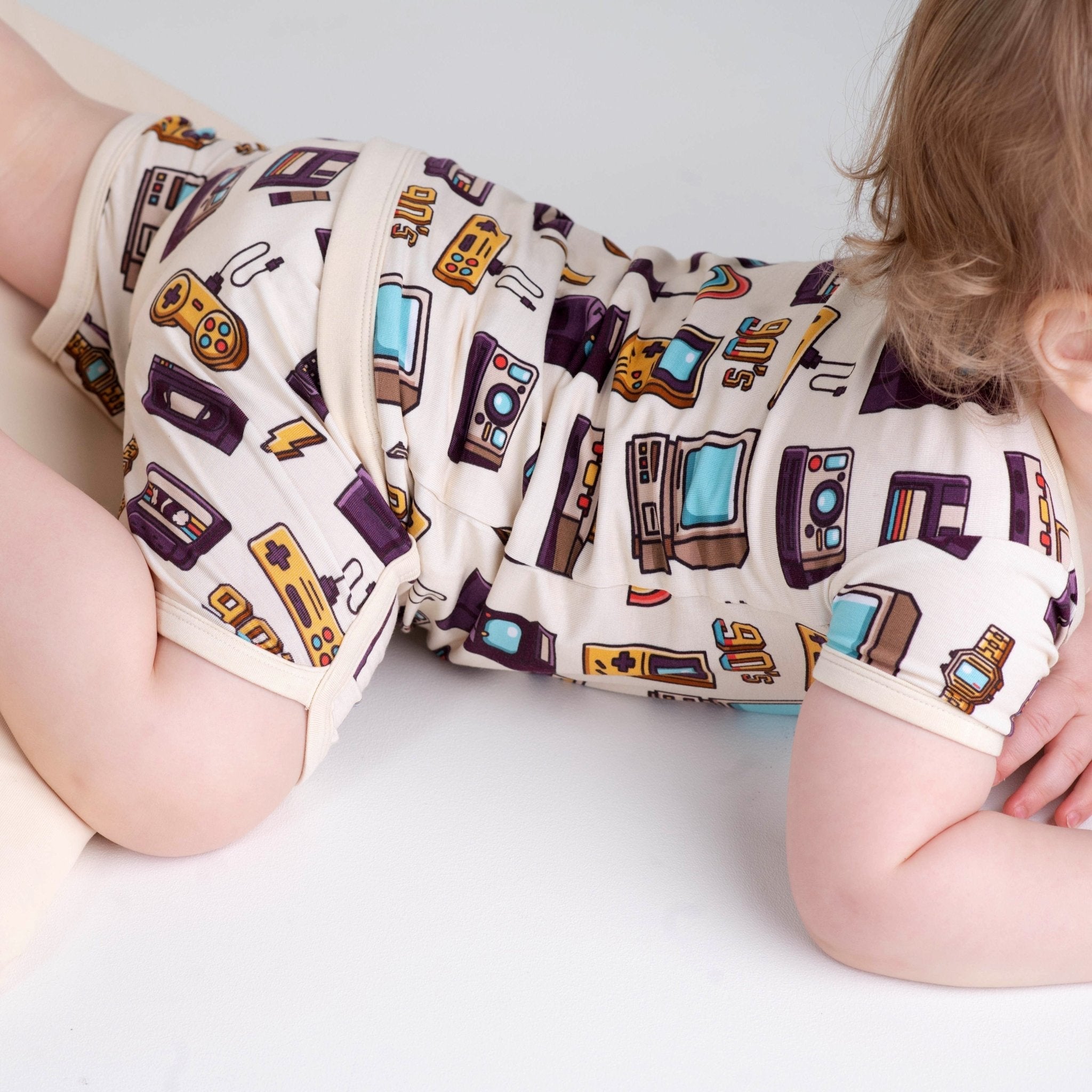 90's Retro Short Pajama Set