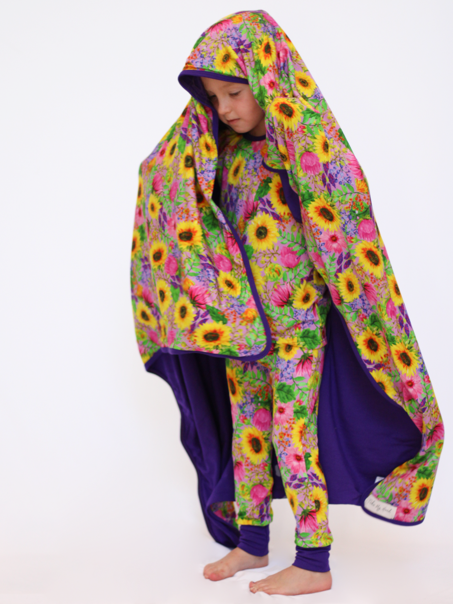 90s Floral Double-sided Blankie