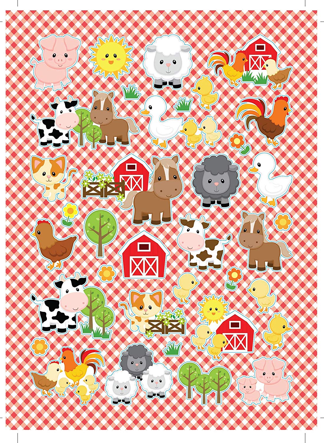 Farm Animal Barnyard Party Favor Bundle For 12 Kids