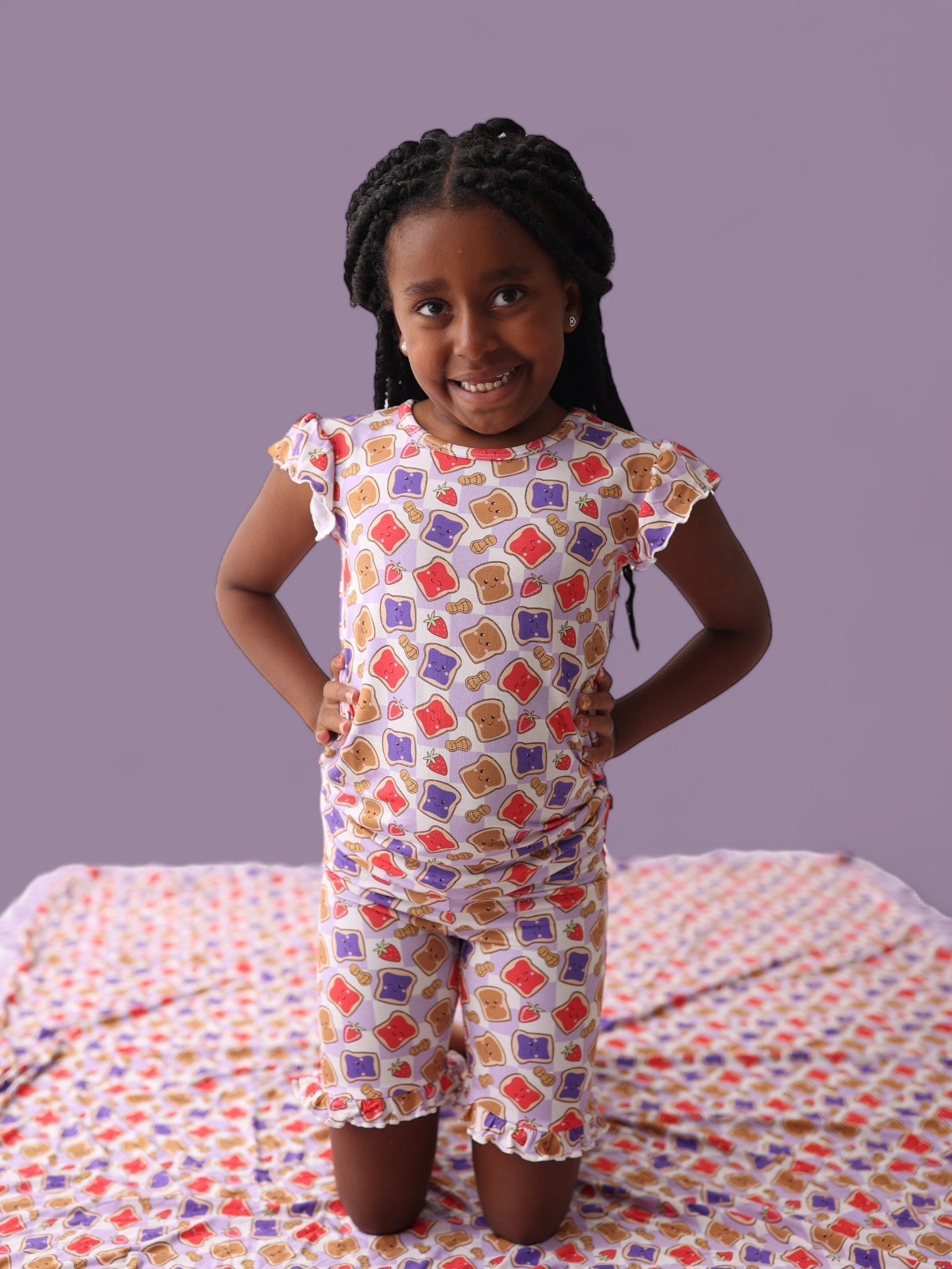 Exclusive Peanut Butter Jelly Time Dream Ruffle Short Set