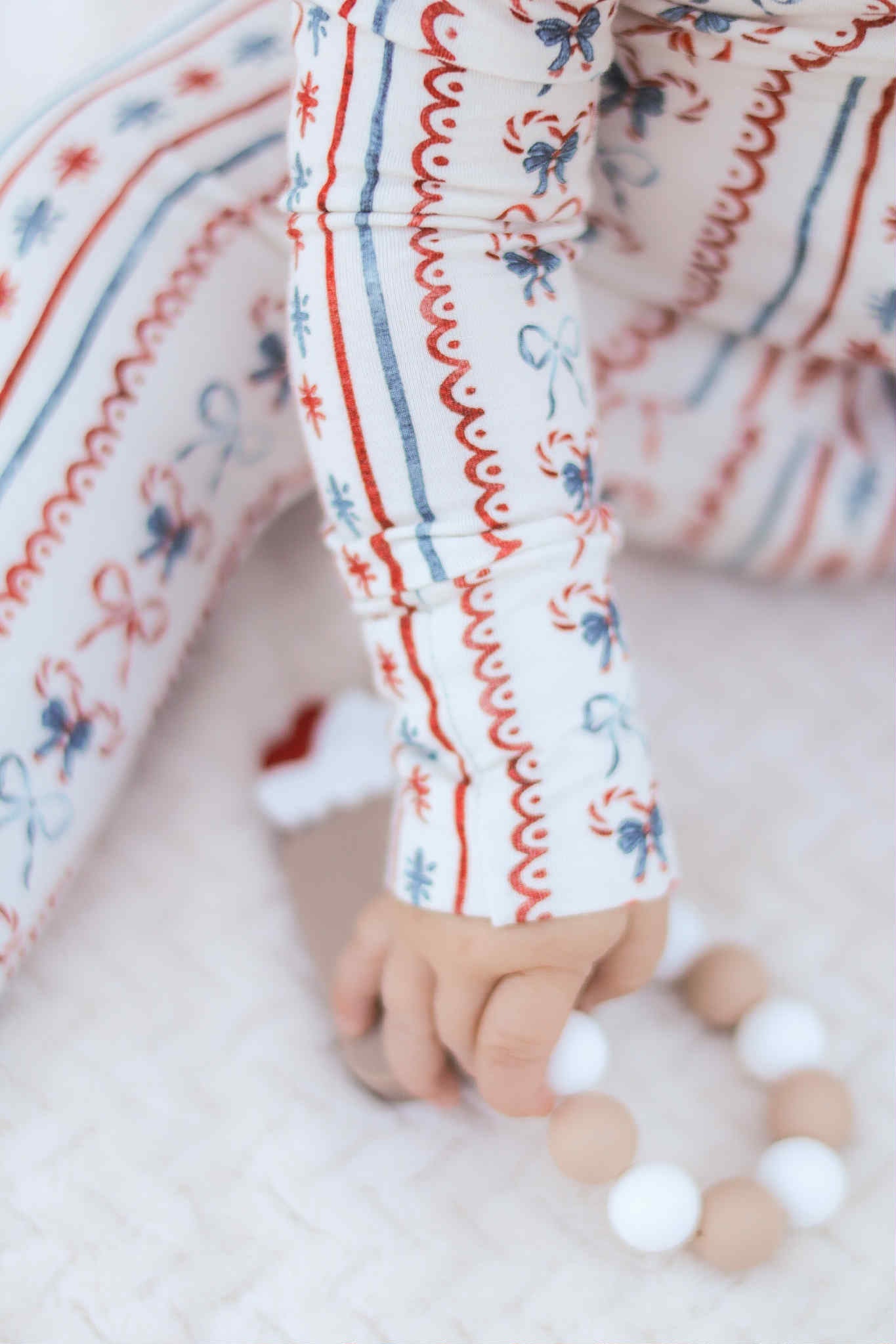 Candy Cane Lane Bamboo Zippy Pajamas