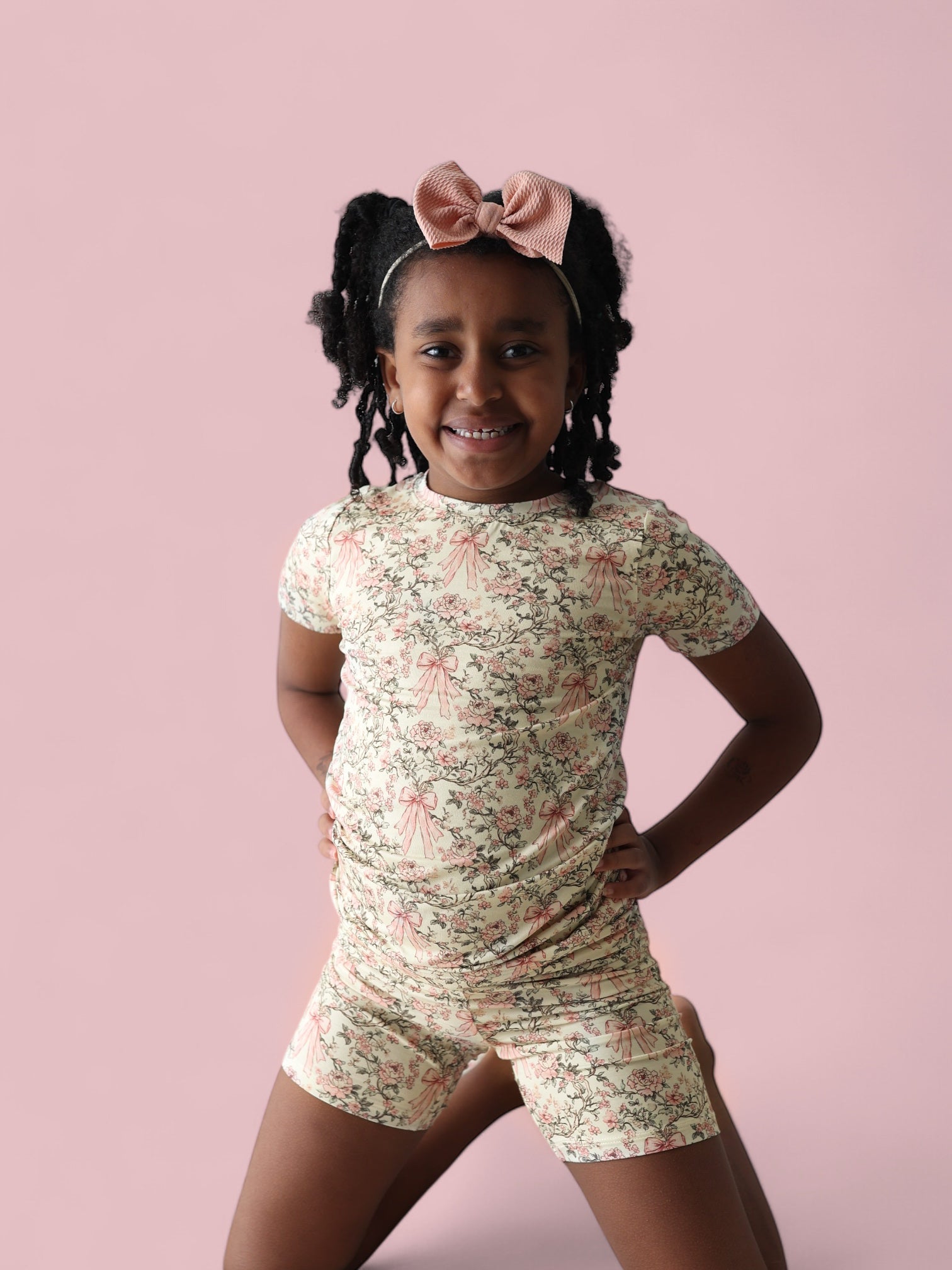 Victorian Bloom Dream Short Set