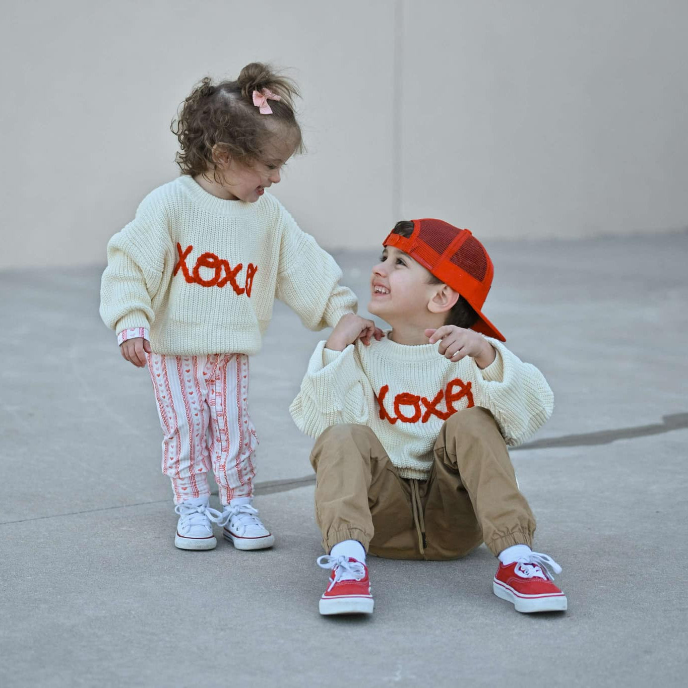 Xoxo Hand Embroidered Sweater