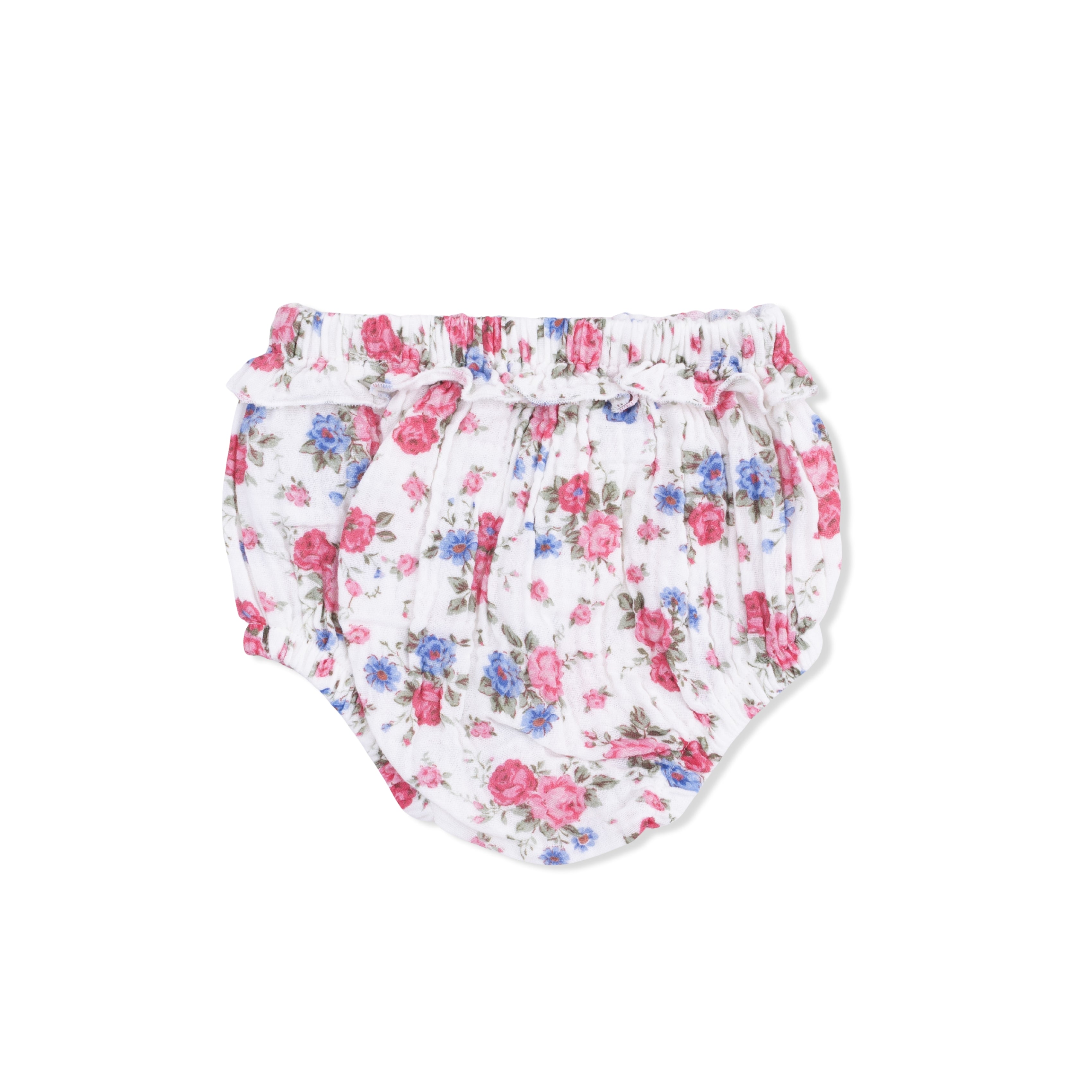 Cabbage Roses - Ruffle Sleeve Dress And Bloomer