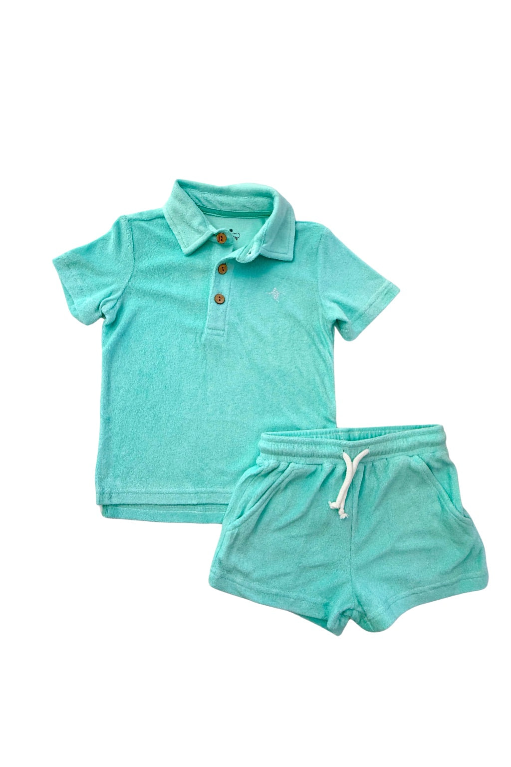 Cotton Candy Blue Lanier Bamboo Terry Set