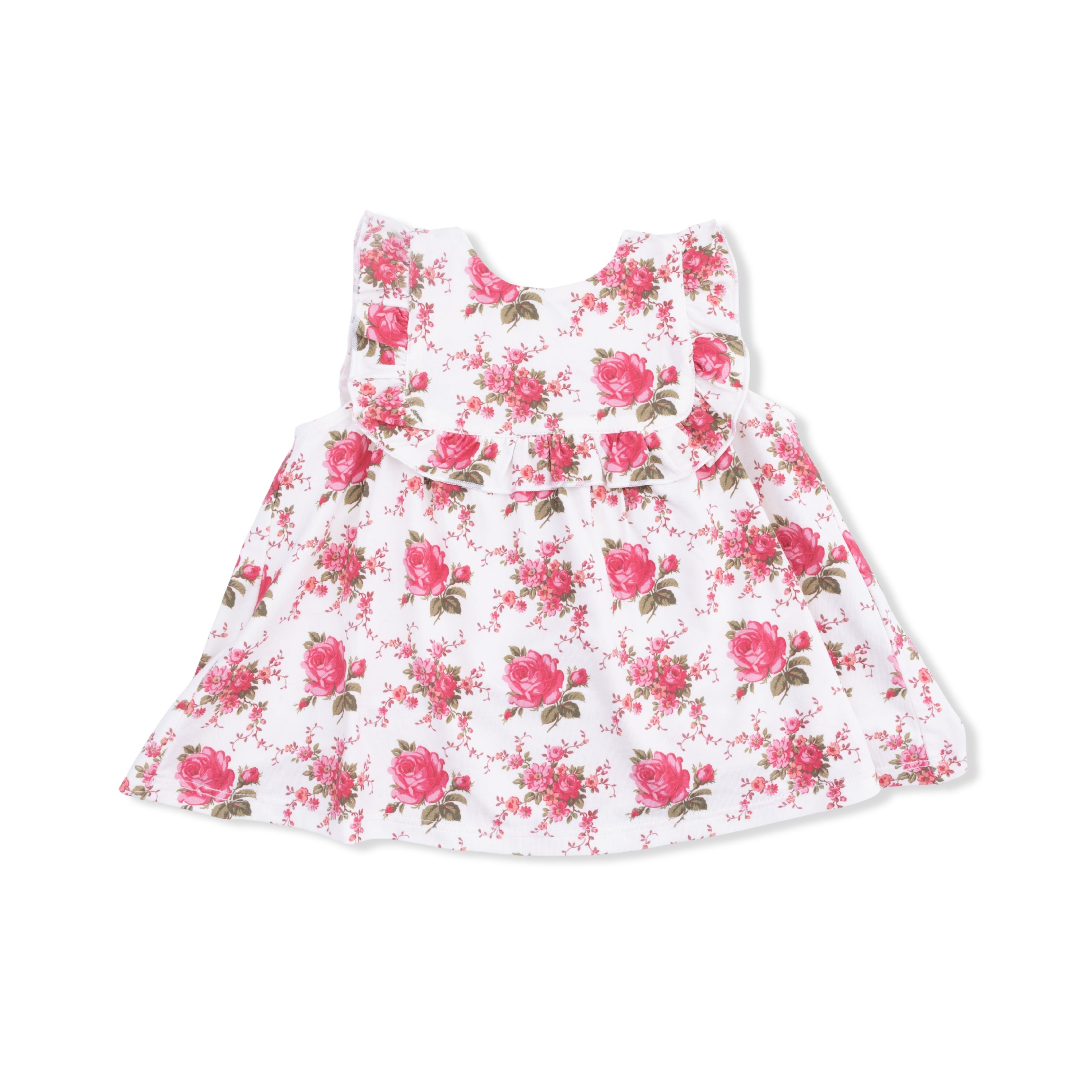 Elegant Roses - Ruffle Top And Bloomer