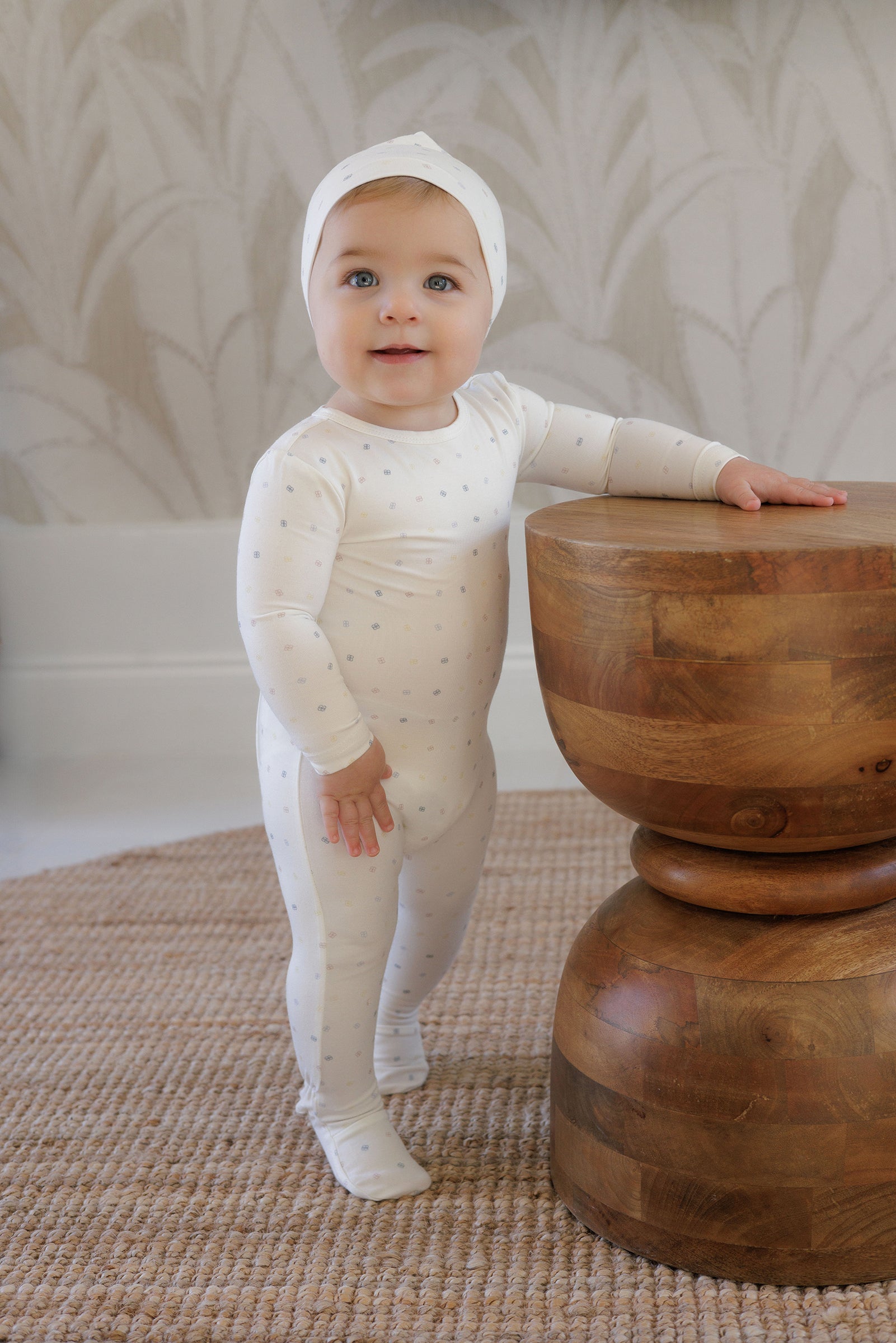 Boys Bamboo Pattern Beanie