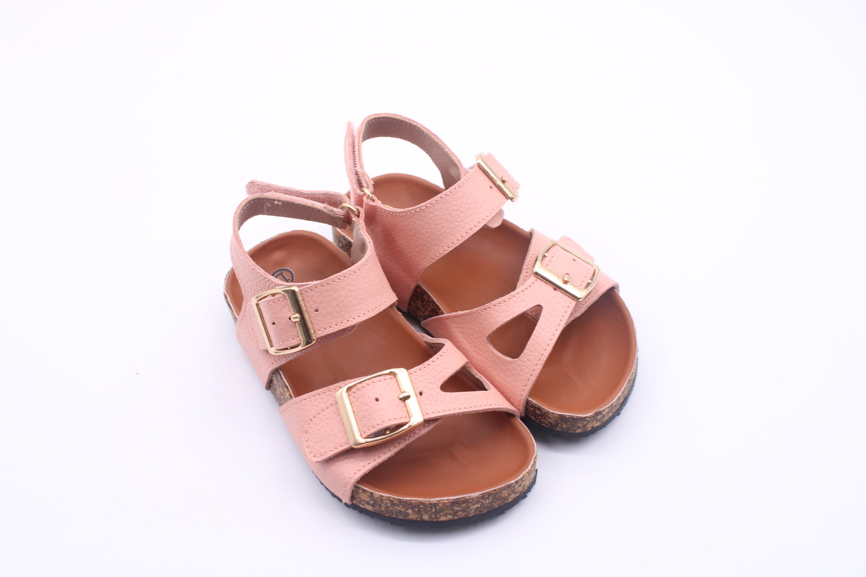 Hamptons Footbed Sandals - Pink Coral