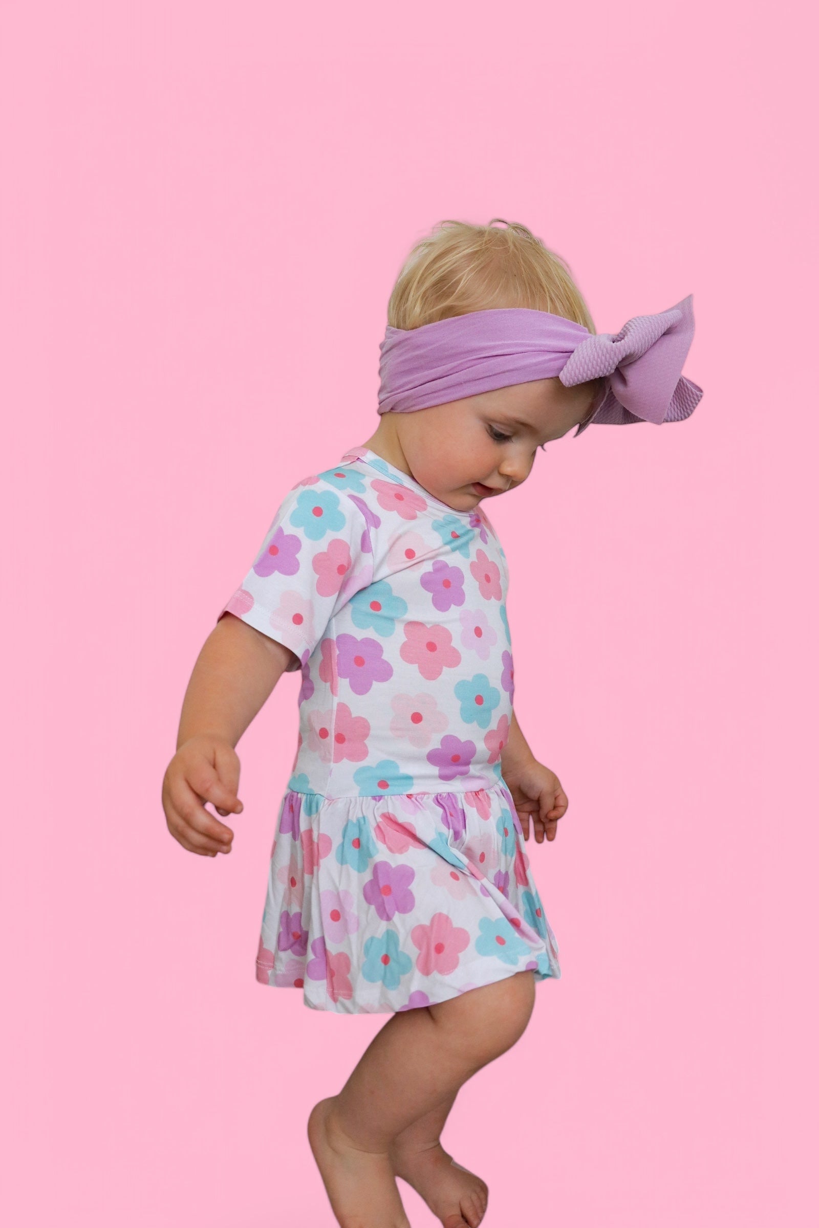 Violet Fields Dream Bodysuit Dress