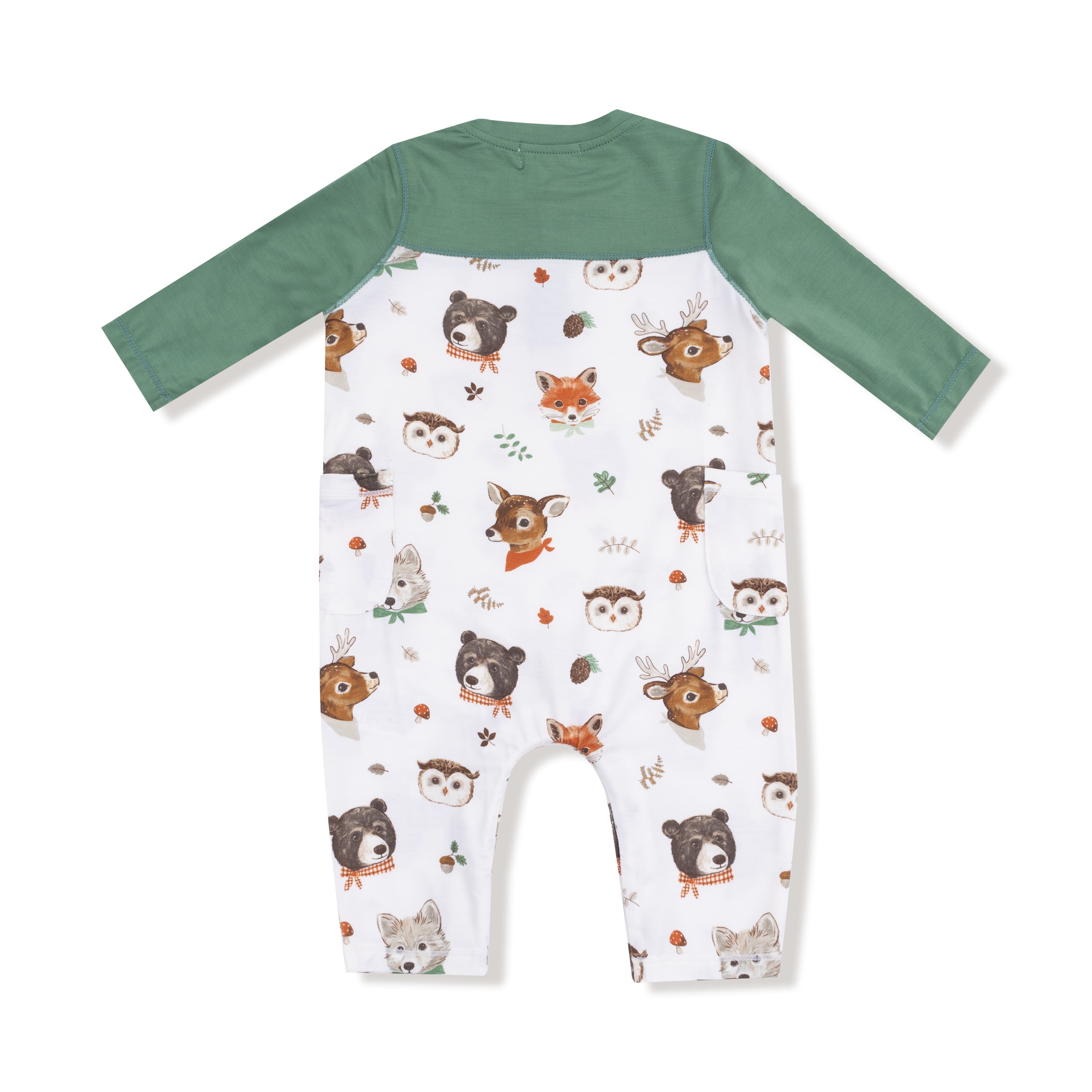 Romper With Contrast Sleeves