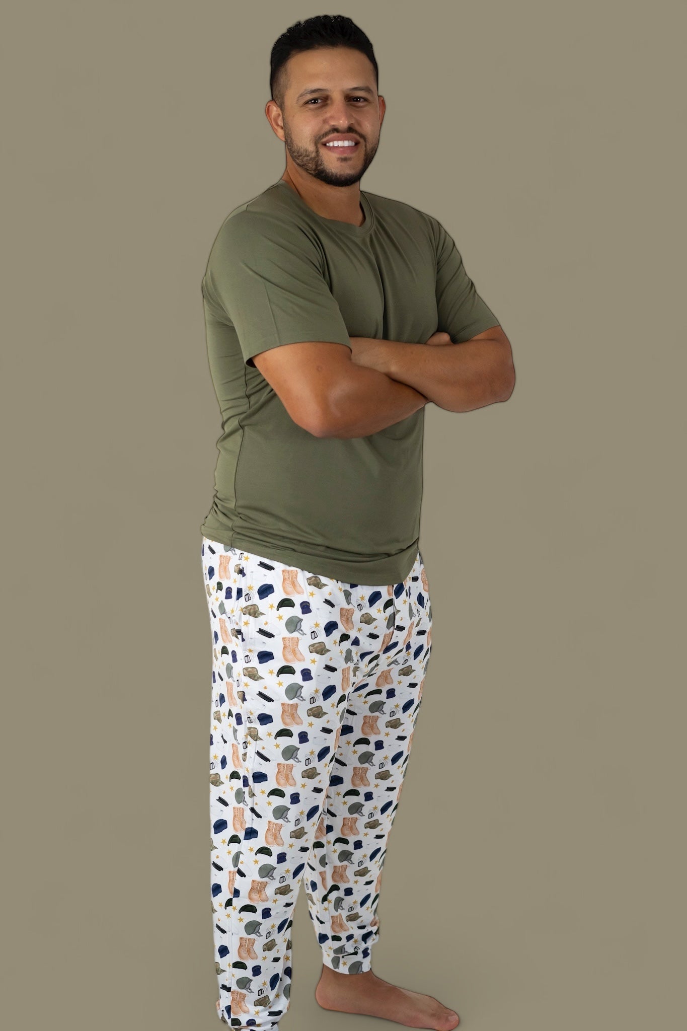 Thank You For Your Service Short Sleeve Men's Dream Jogger Set