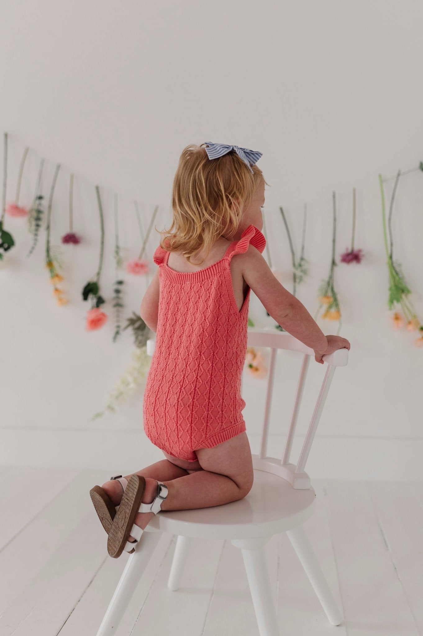 Baby Girl Knit Sweater Bodysuit