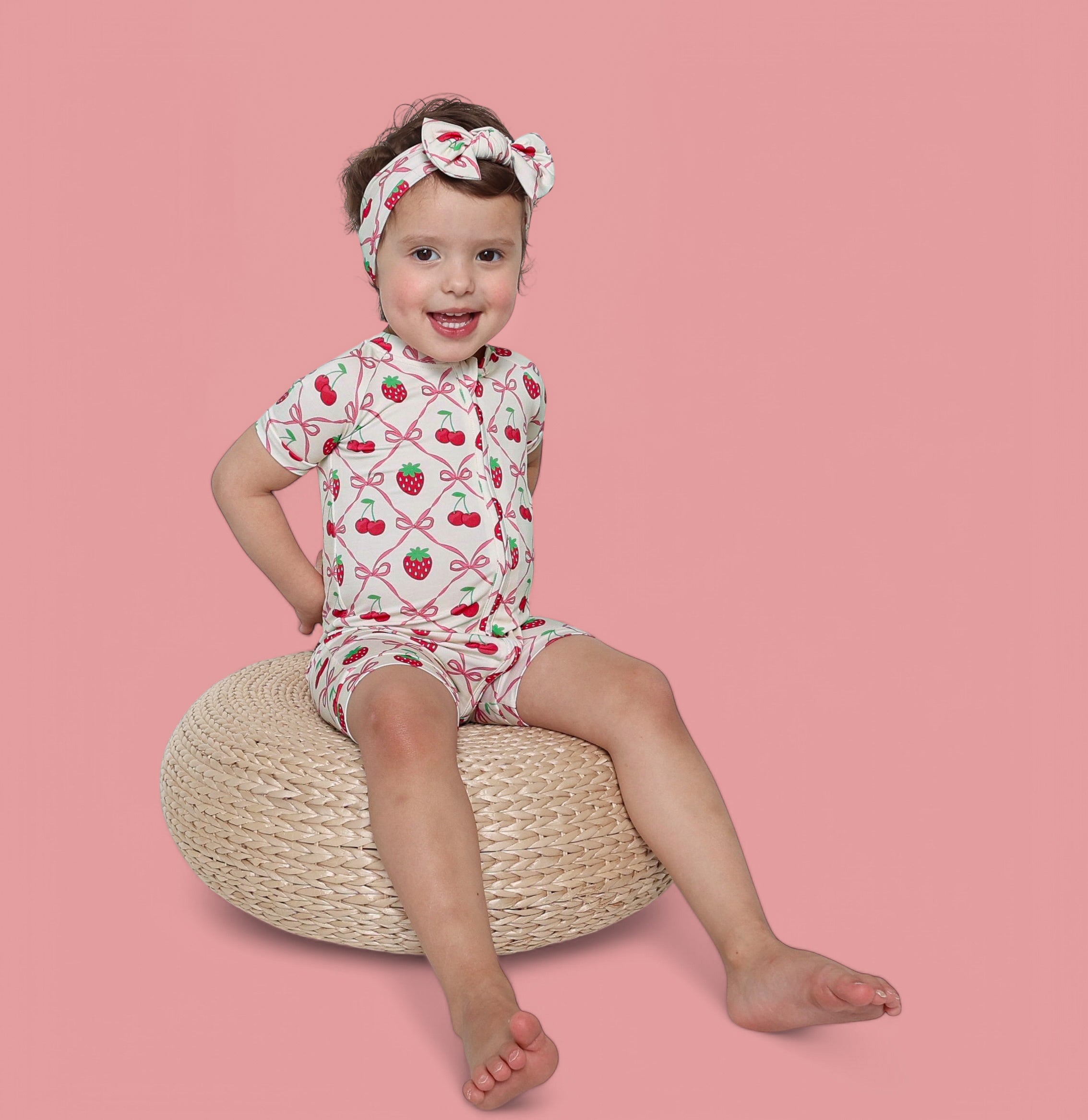 Cherry Bow Berry Dream Shortie