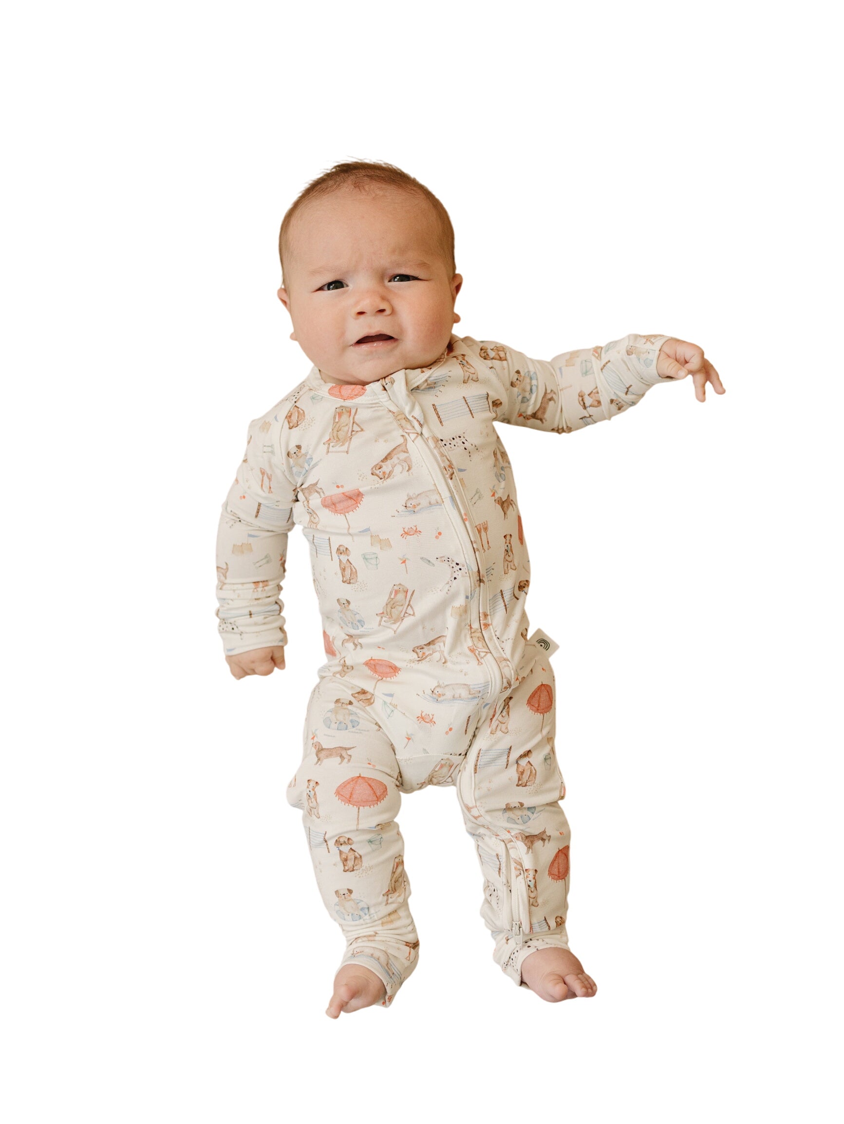 Beach Pawty Bamboo Zippy Pajamas