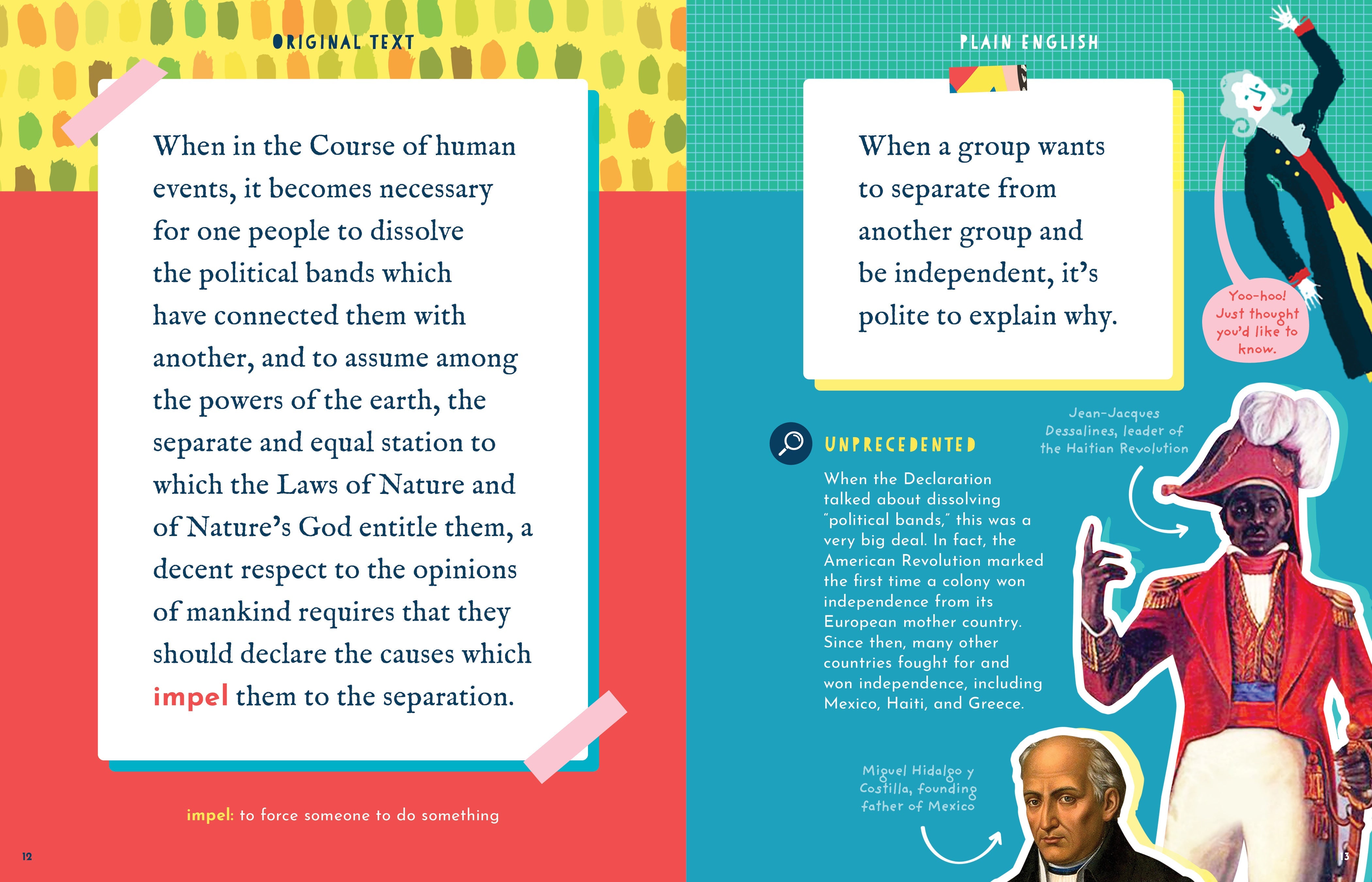The Side-by-side Declaration Of Independence