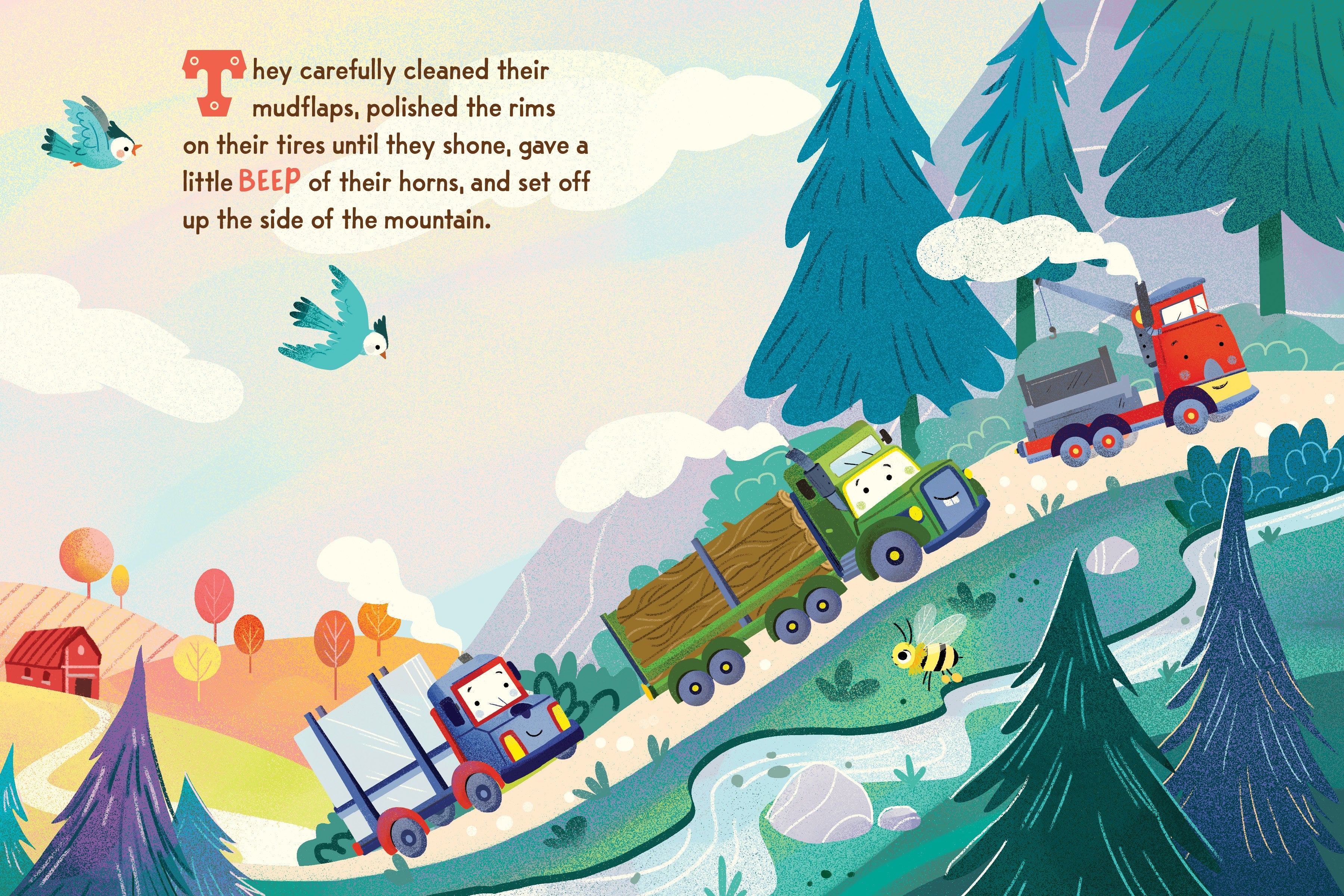 Truck Tales: The Three Little Rigs And The Big Bad Bulldozer