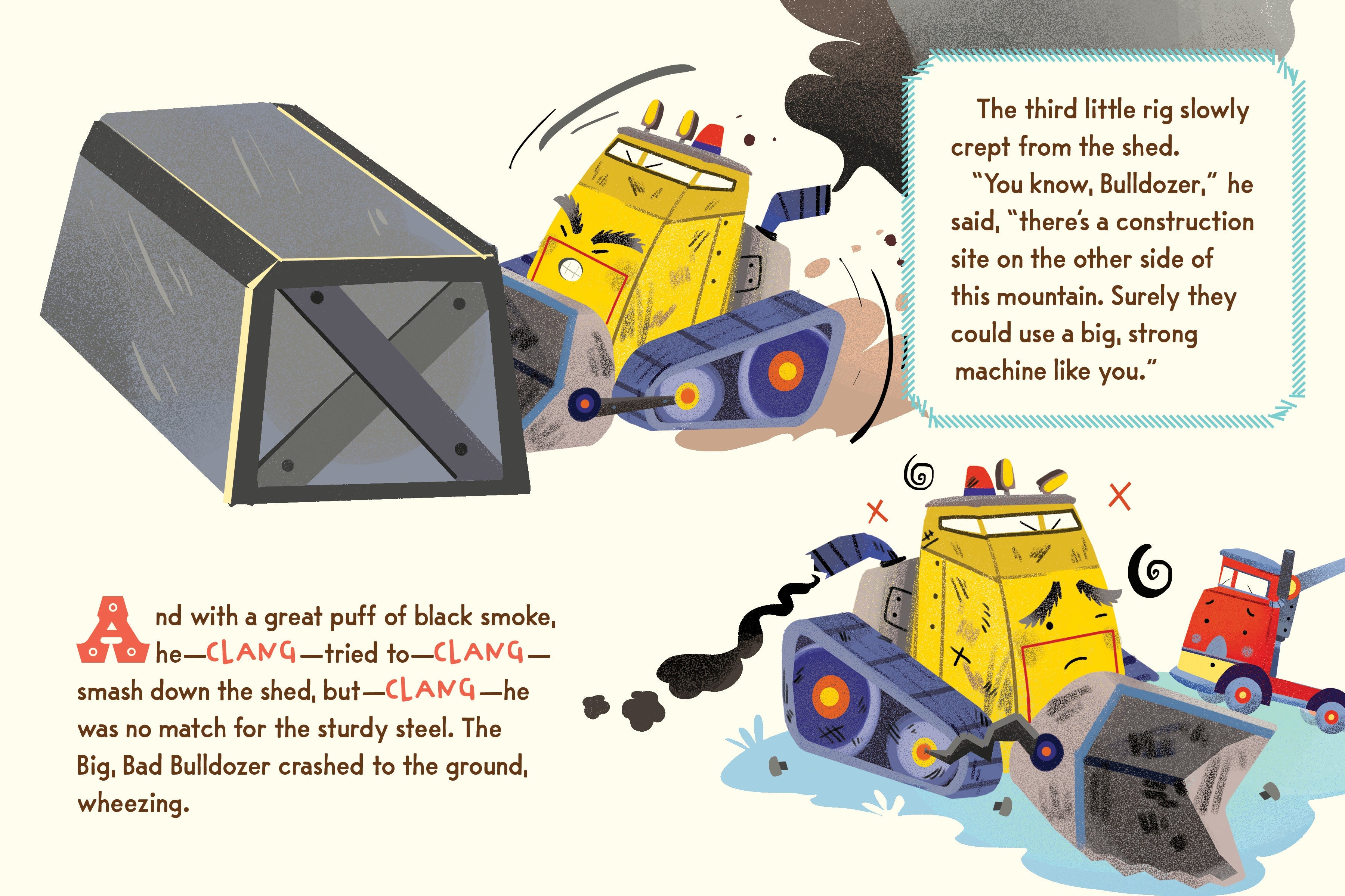 Truck Tales: The Three Little Rigs And The Big Bad Bulldozer