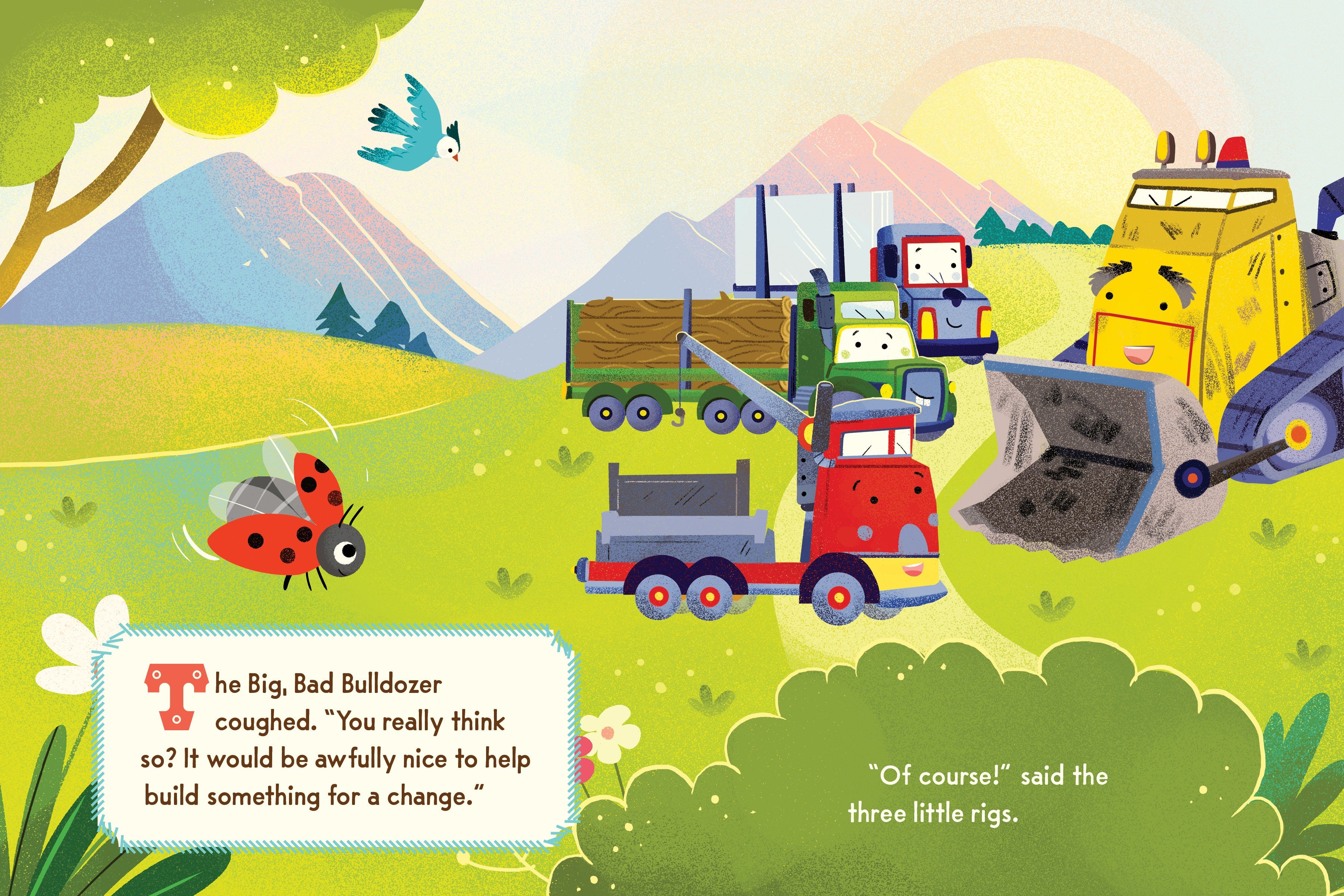 Truck Tales: The Three Little Rigs And The Big Bad Bulldozer