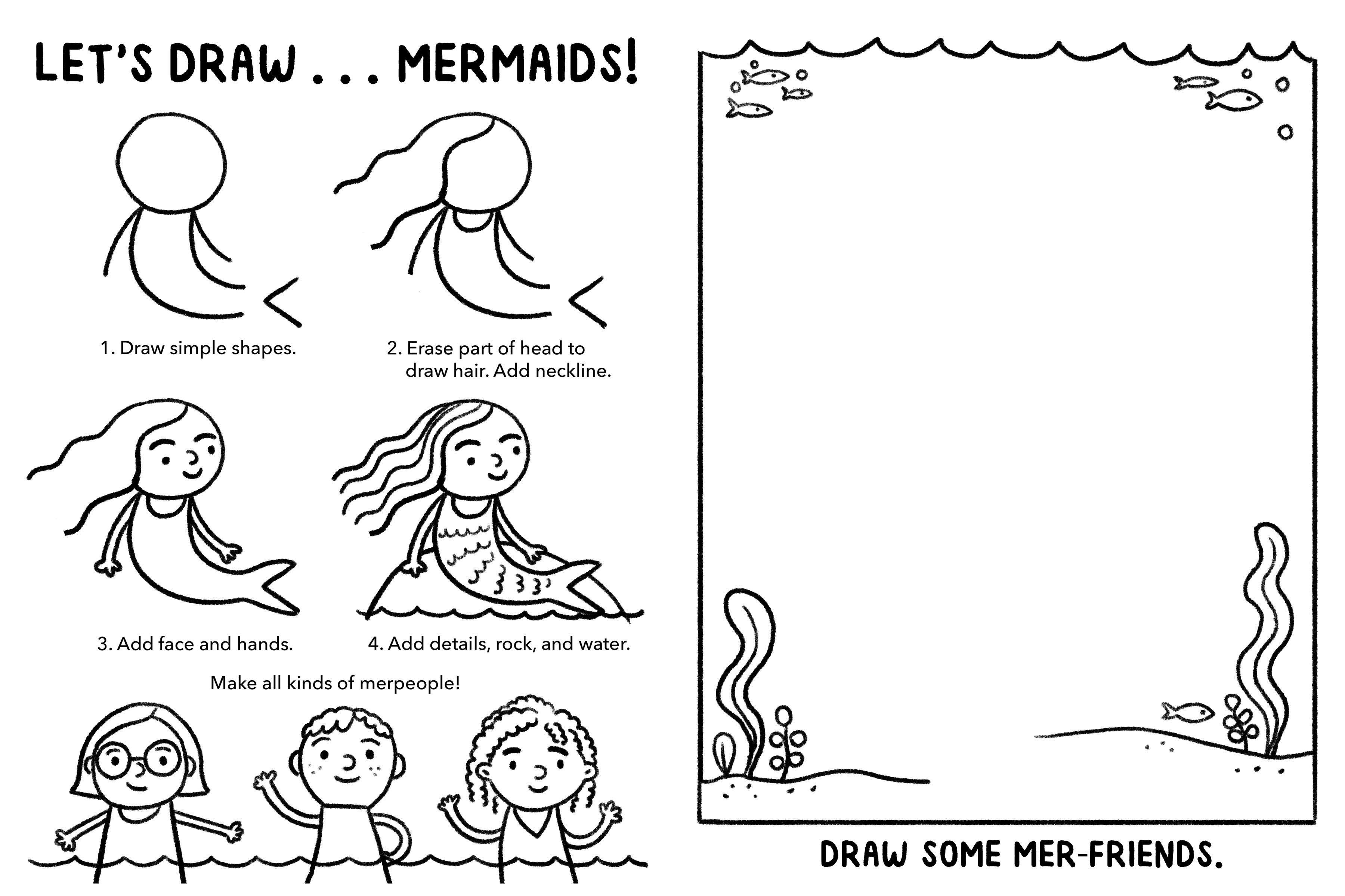 Mini Doodles: Let's Draw Magical Creatures