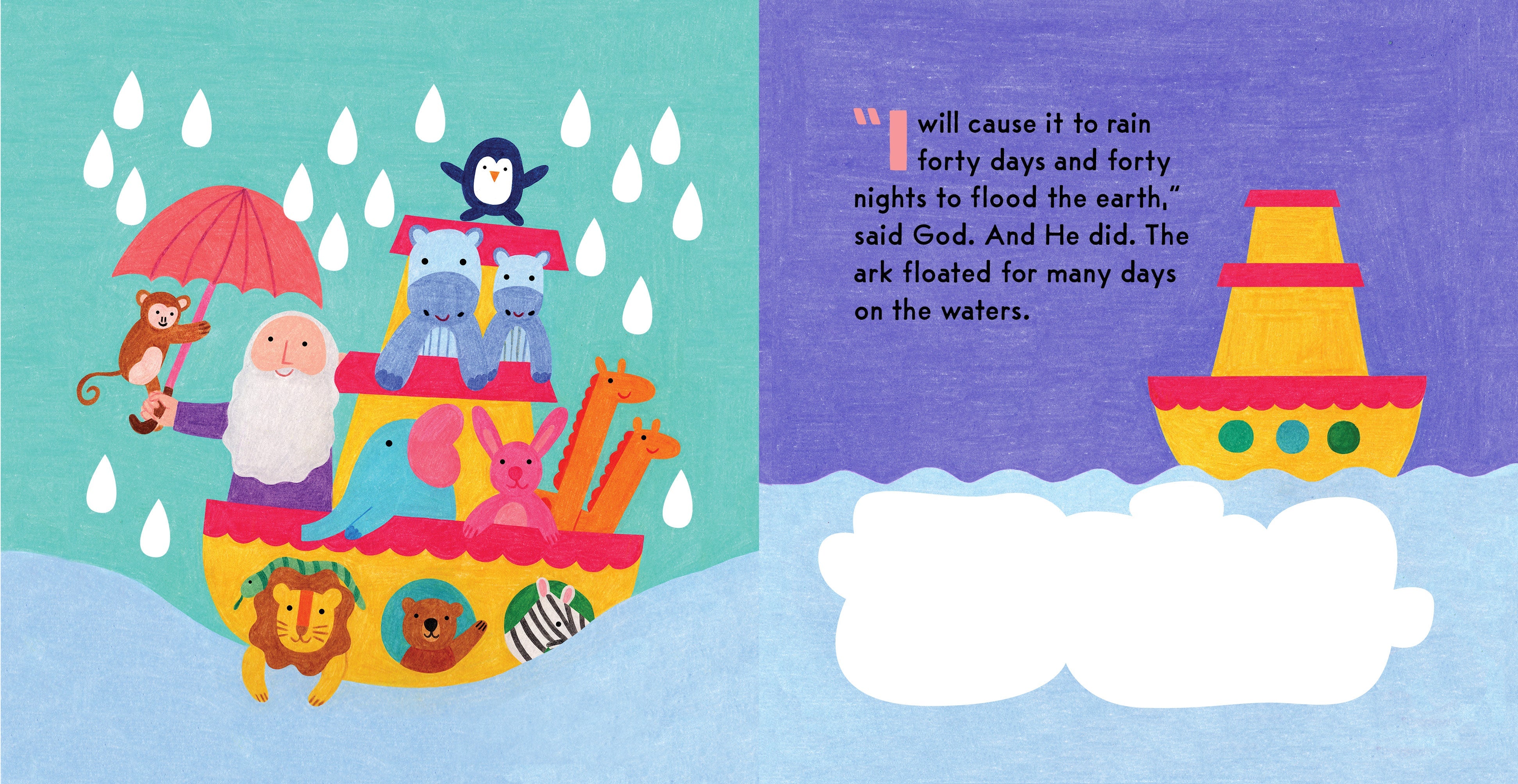 Bible Bath Books: Noah's Ark: A Color-changing Bath Book